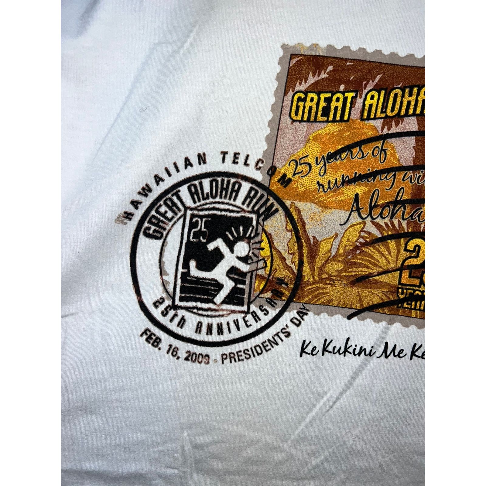 Fruit Of The Loom Vintage Hawaii Postal Shirt Hawaiian Telcom Aloha Run Tee XL Size US XL / EU 56 / 4 - 9 Thumbnail