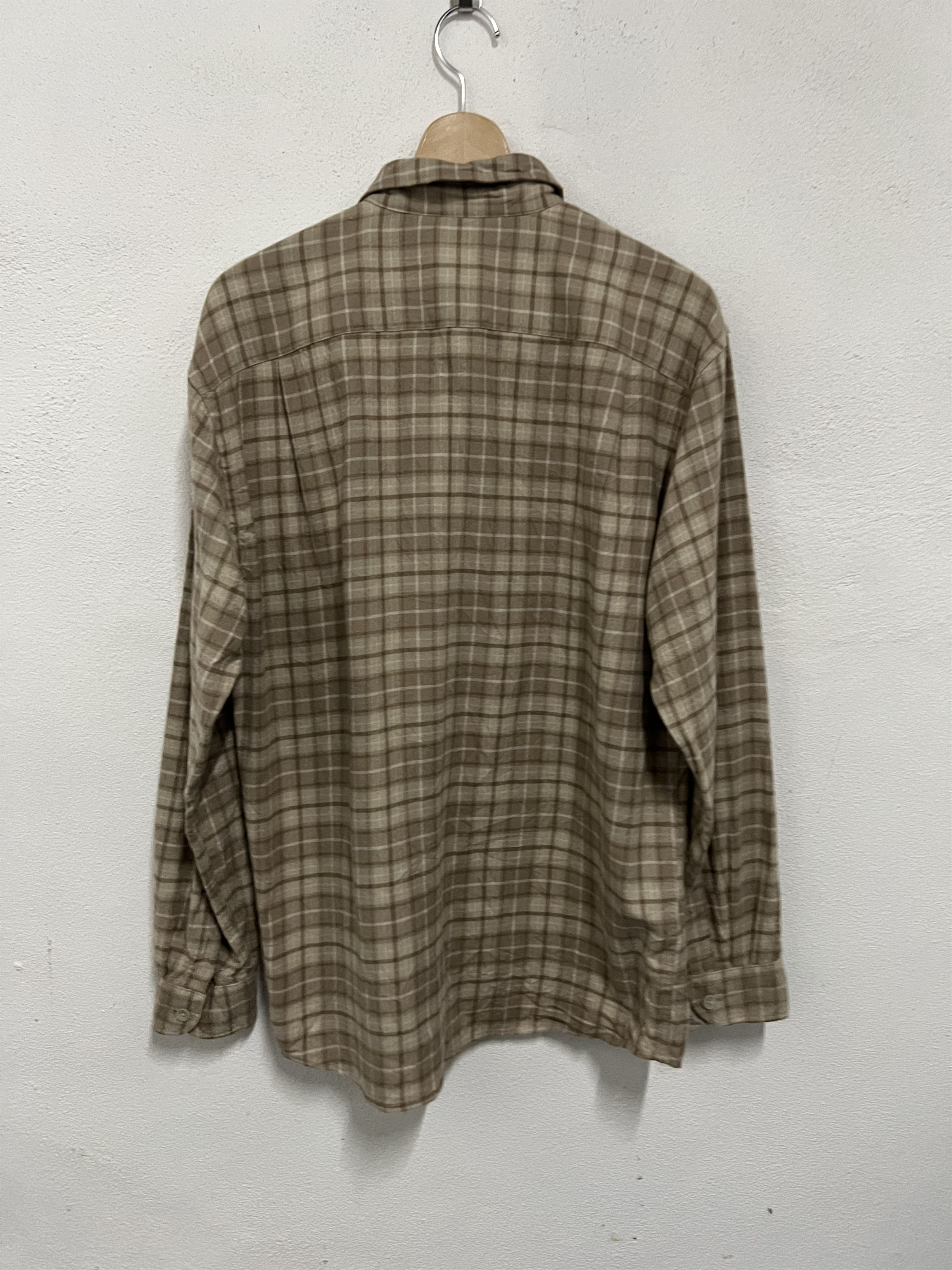 Vintage Japanese Brand Uniqlo Plaid Tartan Flannel Shirt Jacket Size US M / EU 48-50 / 2 - 6 Thumbnail
