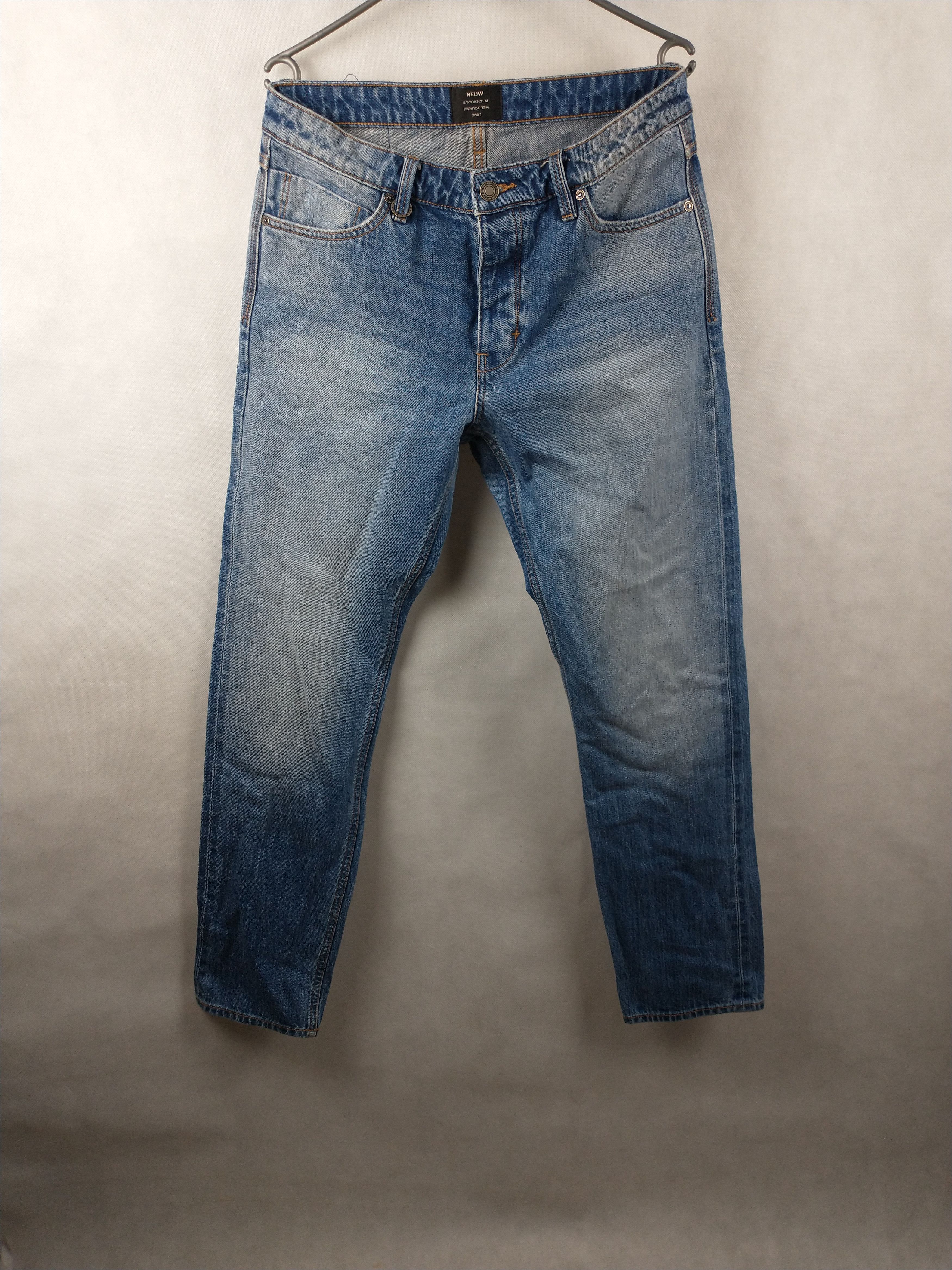 NEUW Denim Neuw Stockholm Ray Straight Selvedge Jeans Size W31 L32 Size US 31 - 2 Thumbnail