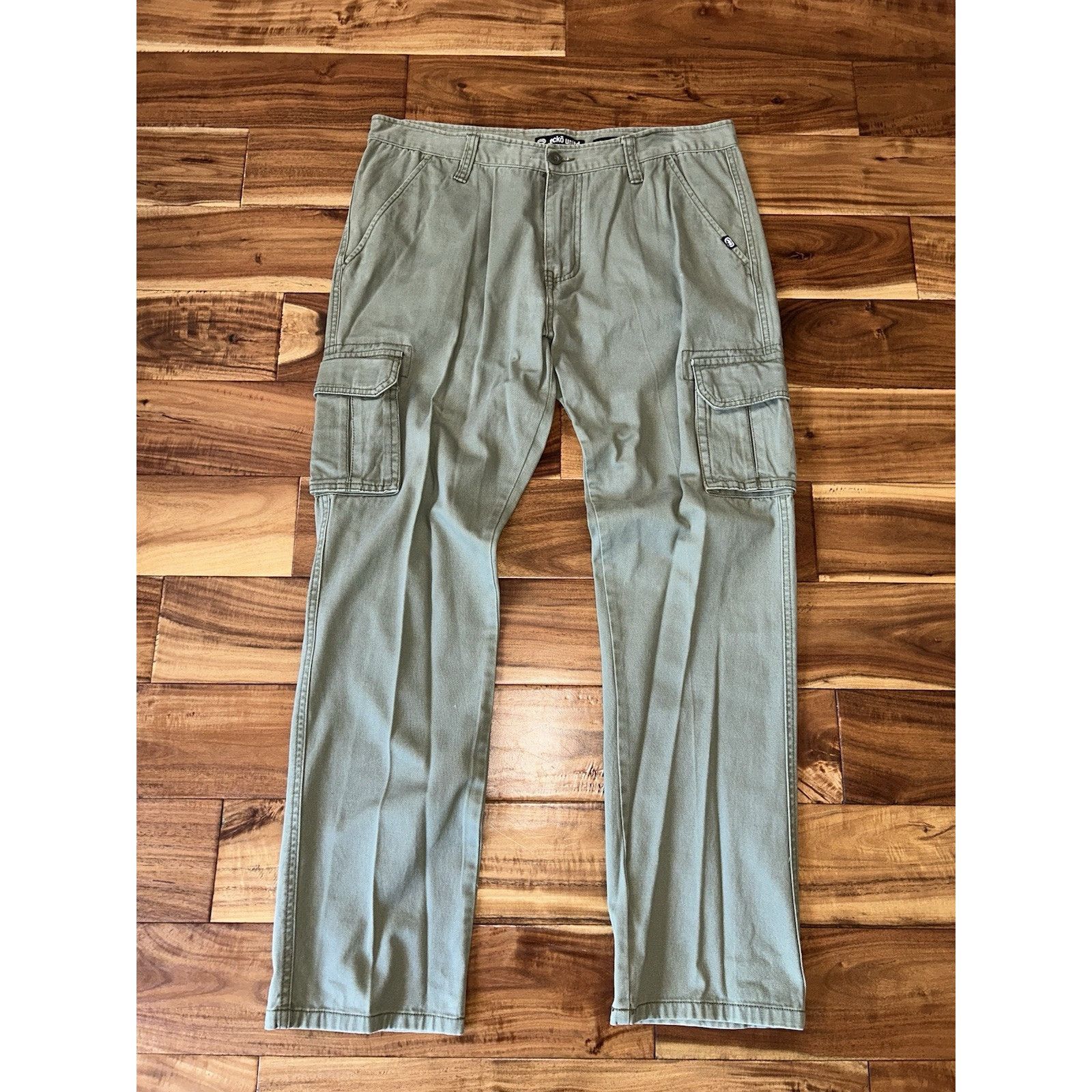 Ecko Unltd. Y2K Ecko Unltd Carpenter straight Leg Cargo Pants Size US 36 / EU 52 - 2 Thumbnail
