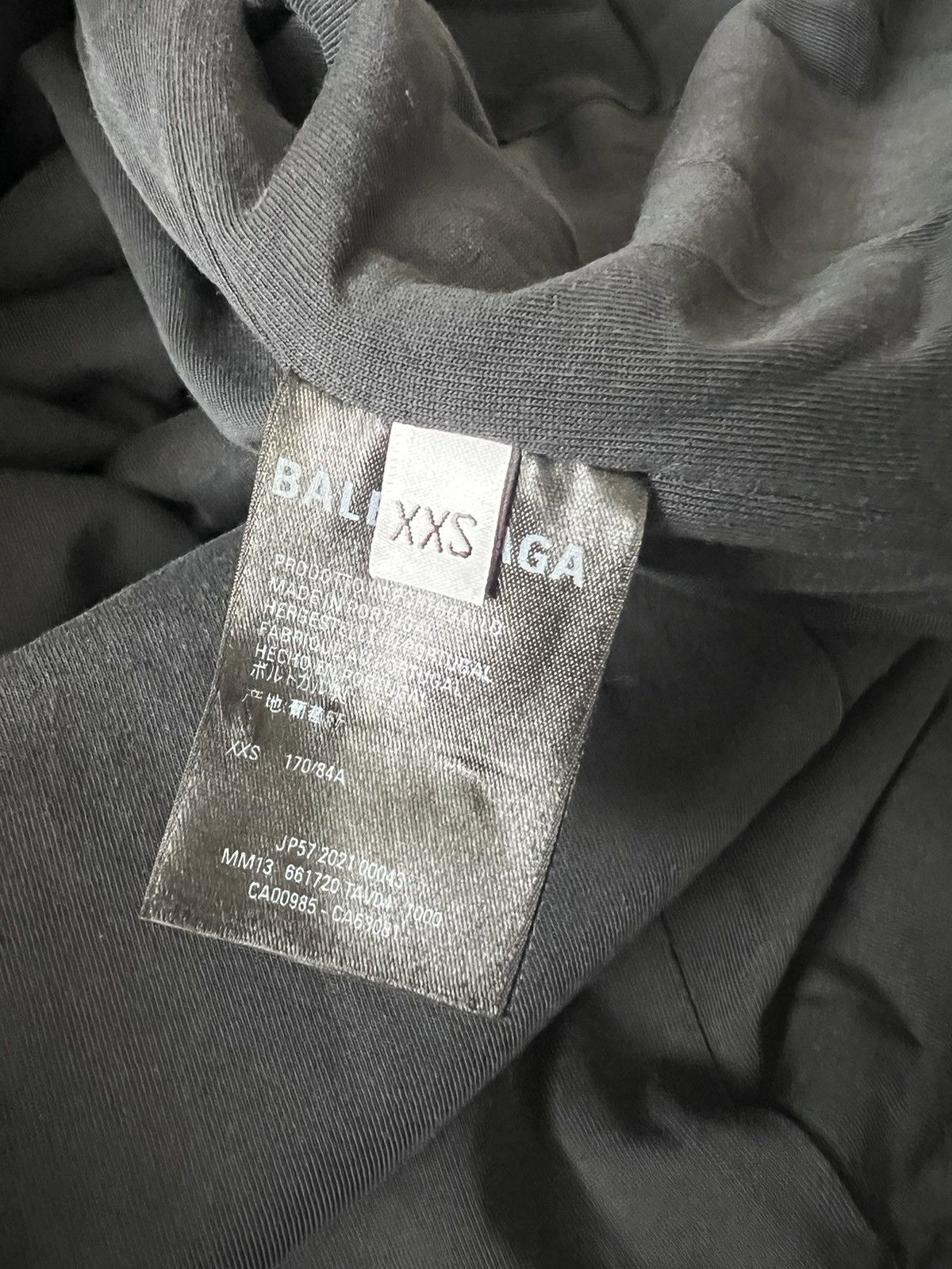 Balenciaga Balenciaga Black Worn Oversized Tailored Coat Size US XXS / EU 40 - 7 Thumbnail