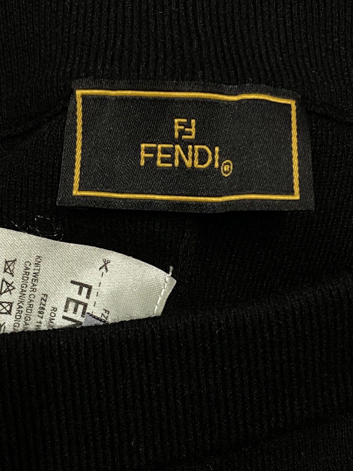 Fendi Fendi FF Tape Wool Leggings Size 28" / US 6 / IT 42 - 10 Thumbnail
