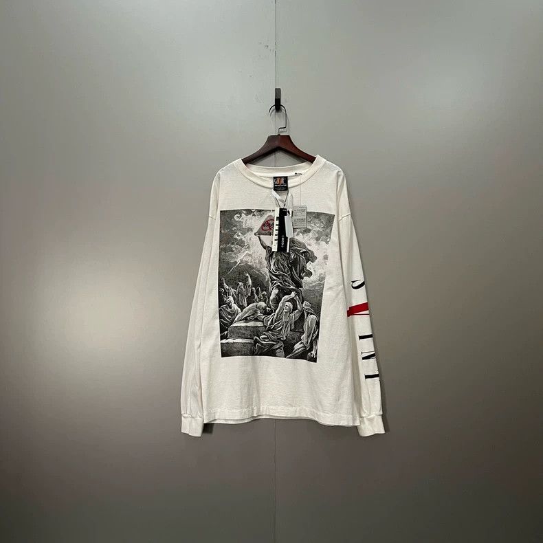 Saint Michael Long Sleeve Print Shirt-dmc