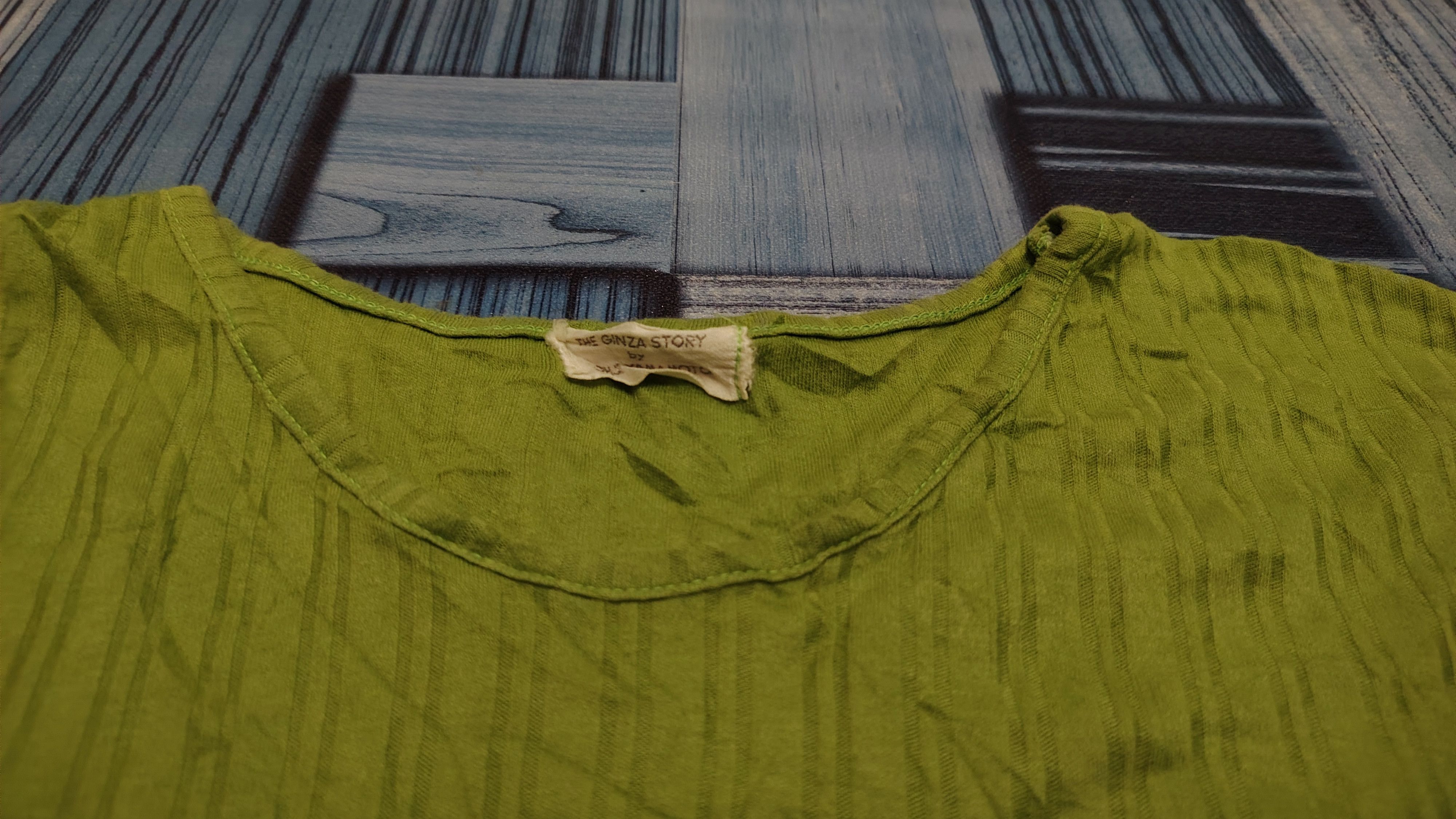 Yohji Yamamoto The Ginza Story Yohji Yamamoto Striped t shirt pleats please Size M / US 6-8 / IT 42-44 - 2 Thumbnail