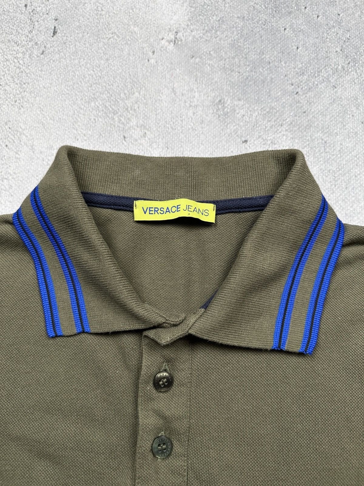 Versace Jeans Couture Vintage Versace Jeans Longsleeve Polo Y2K Tee Tshirt 00s Lux Size US S / EU 44-46 / 1 - 7 Thumbnail
