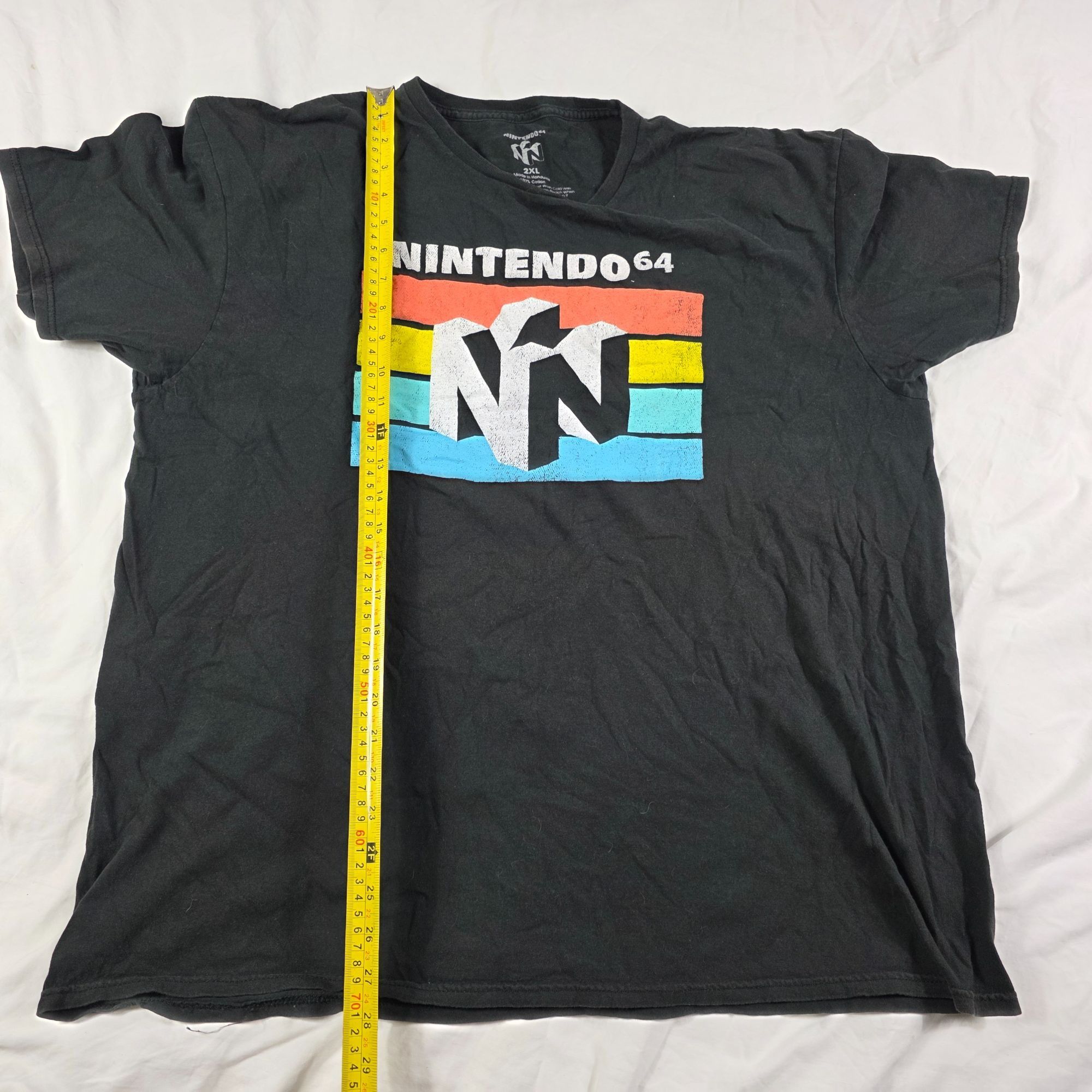 Nintendo Nintendo 64 Mens Size 2XL Black Graphic T Shirt Retro Gaming Size US XXL / EU 58 / 5 - 7 Thumbnail