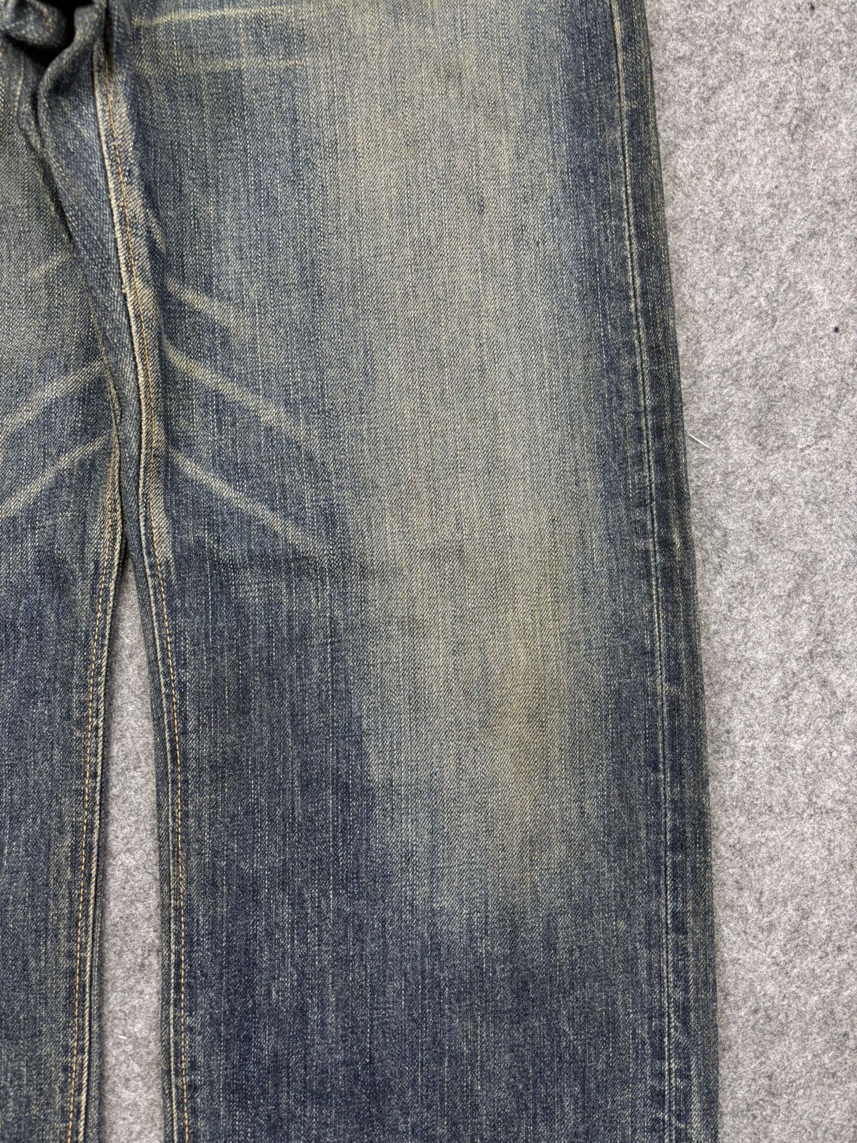 Edwin 💥Wide Selvedge💥Edwin 505z Mudwash DSelvedge Denim F913 Size US 33 - 5 Thumbnail