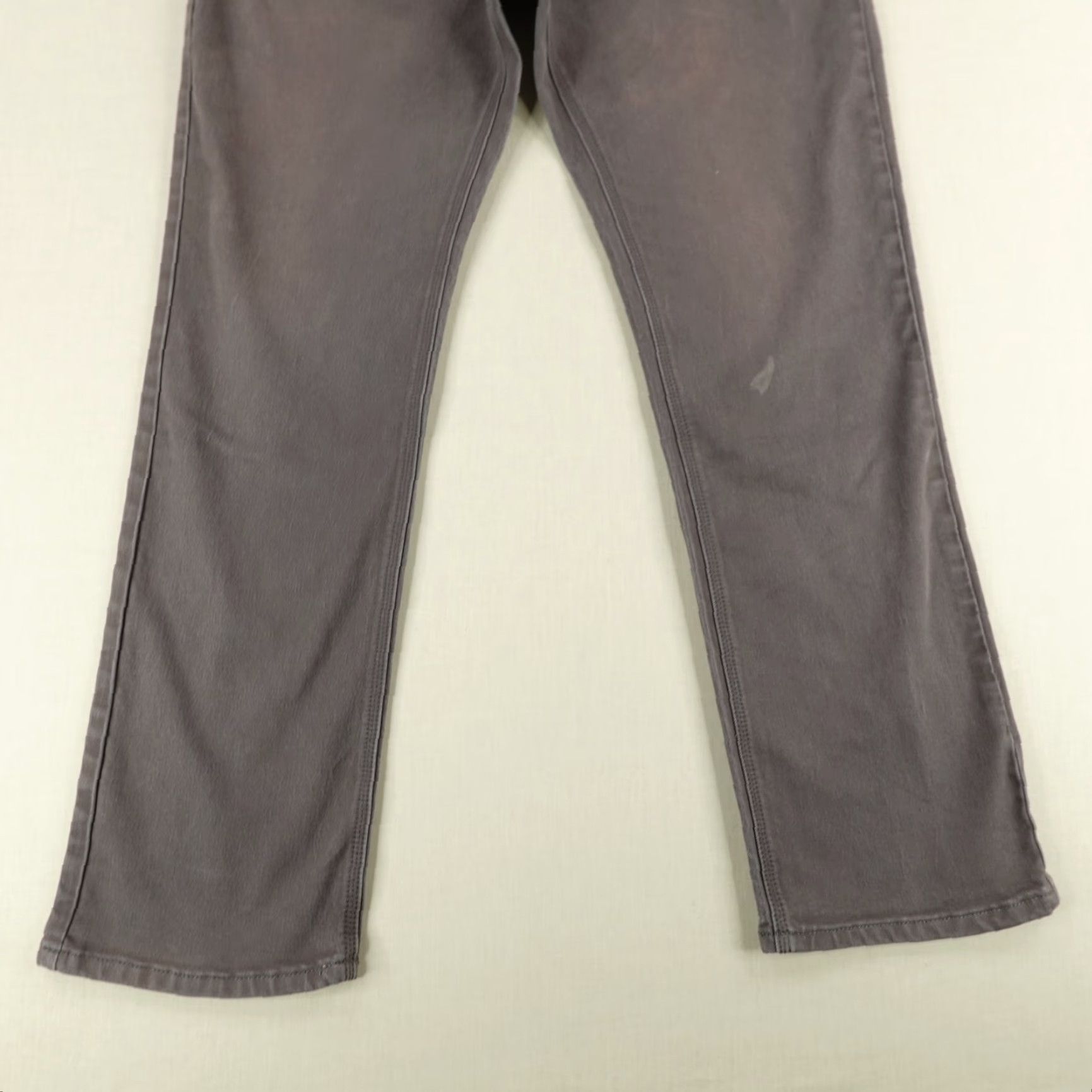 Vintage VINTAGE Bulletprufe Jeans Mens Jeans Bootcut 34x34 Gray Denim Cotton Blend Regular 32 Inseam Mens Size US 35 - 3 Thumbnail