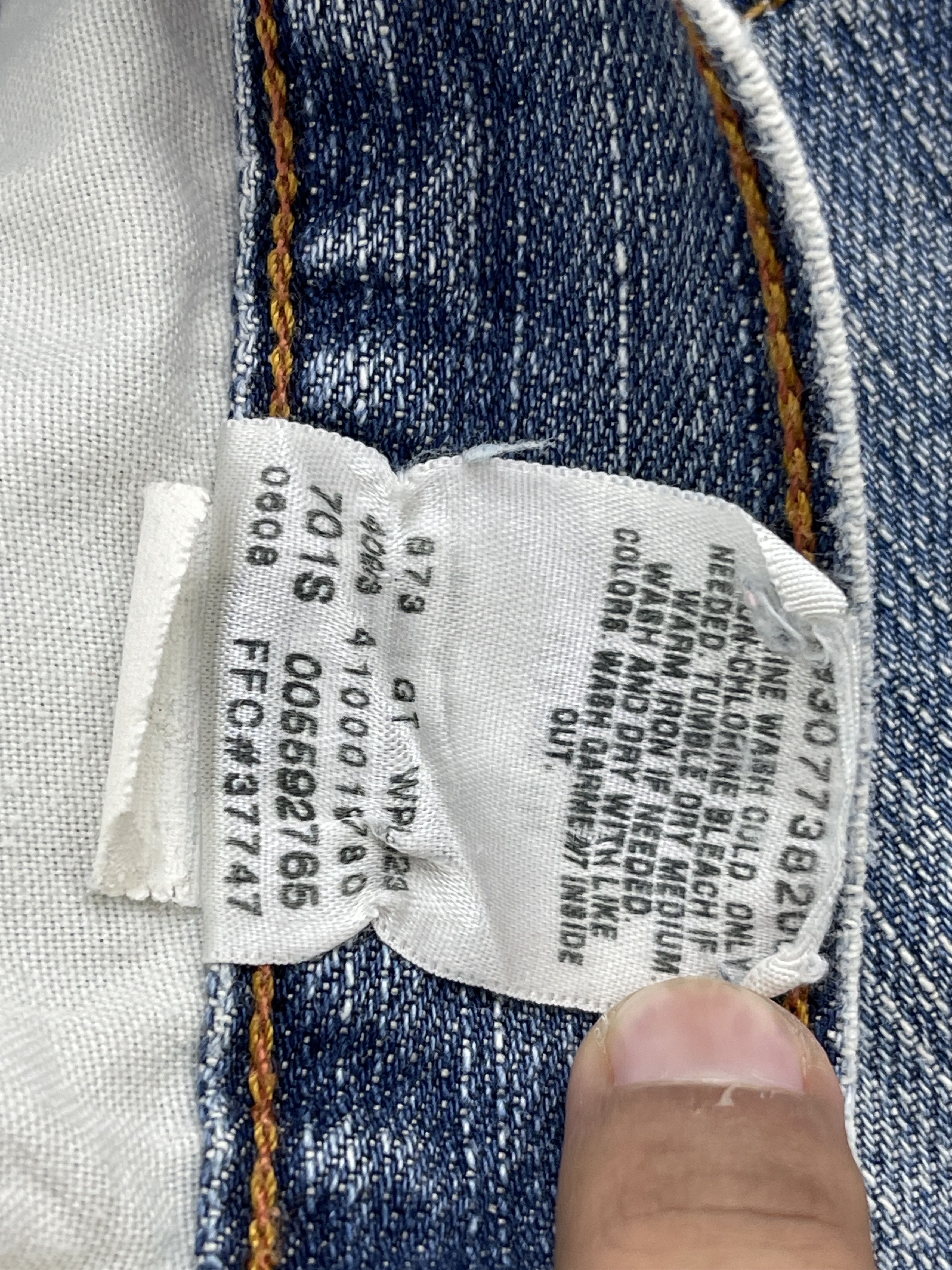 Levi's Vintage Levis 559 Faded Blue Jeans DP2515 Size US 33 - 8 Thumbnail