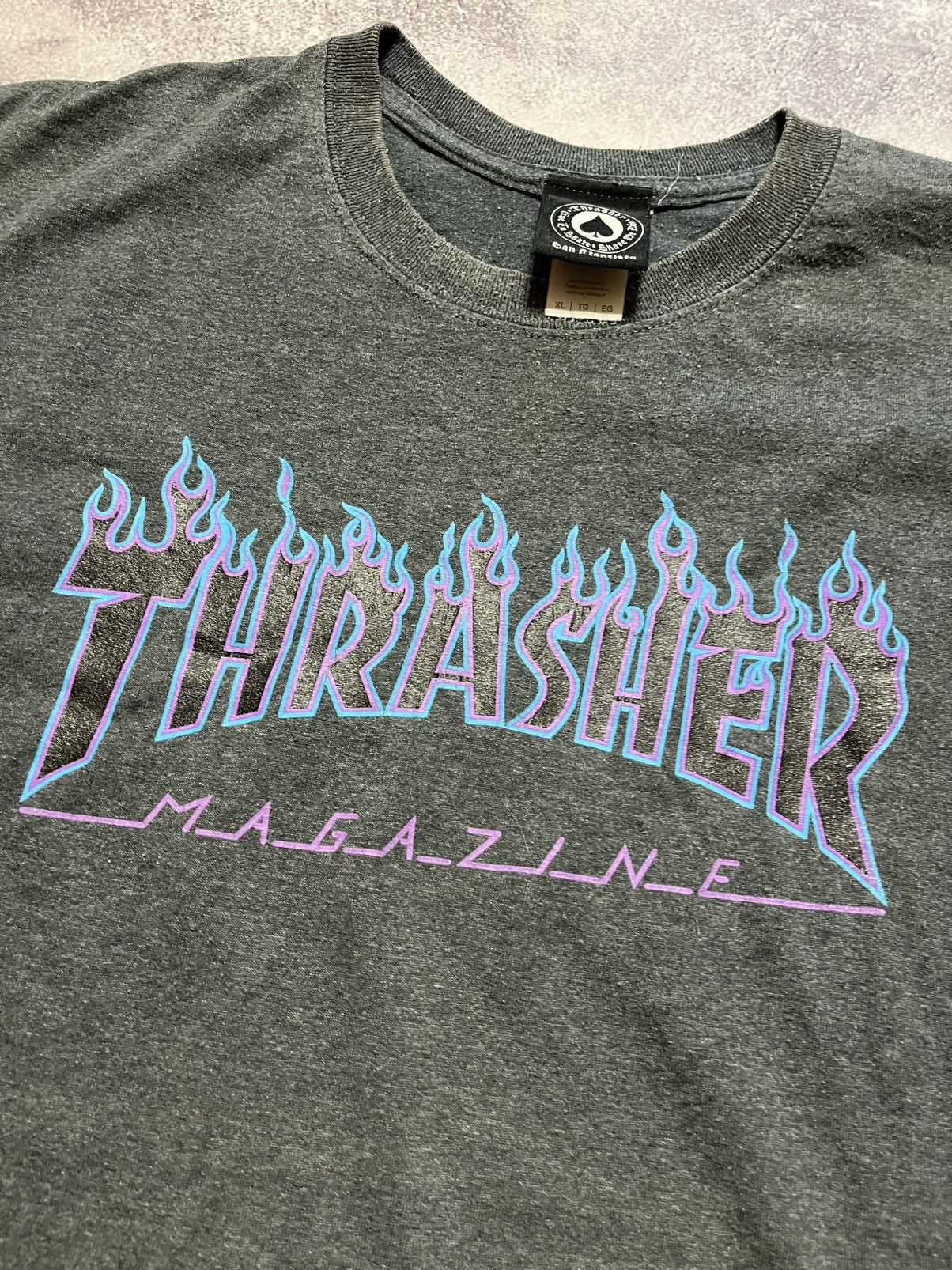 Thrasher Trasher vintage skateboard tee shirt Size US XL / EU 56 / 4 - 2 Thumbnail