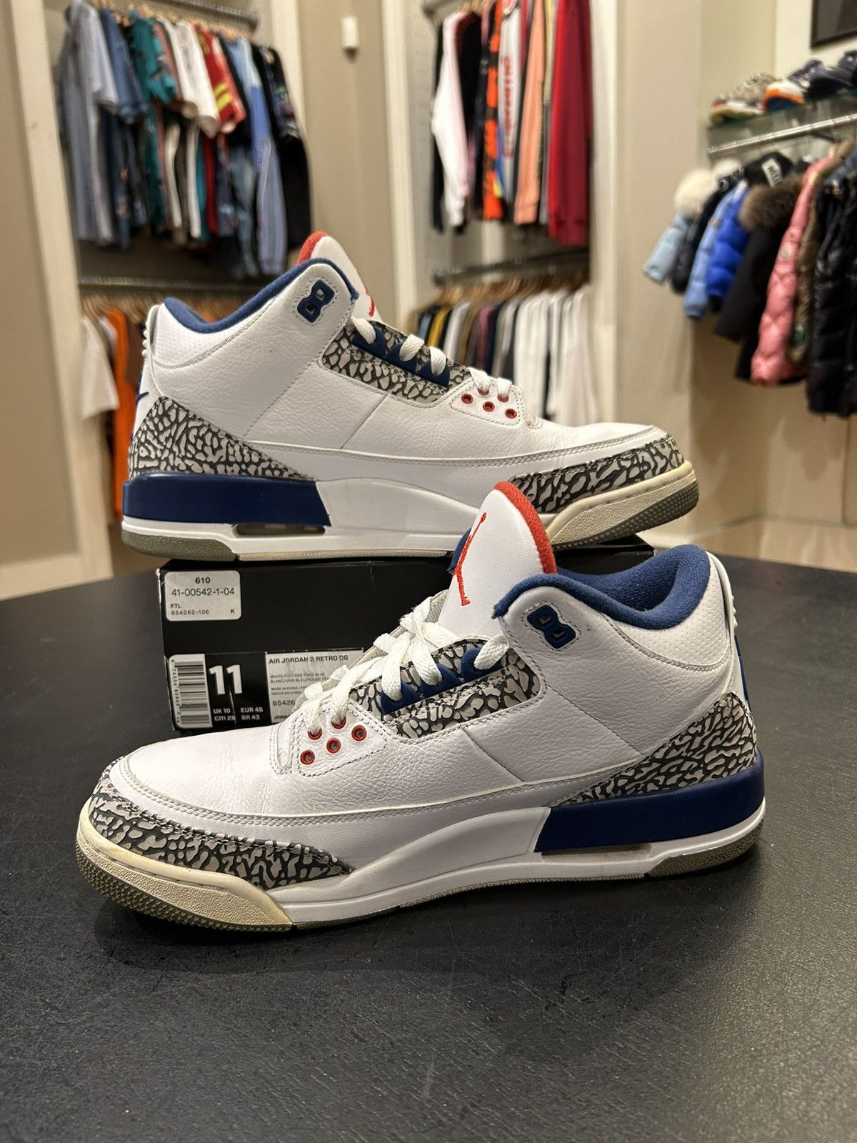 Jordan Brand Jordan 3 Retro ‘True Blue’ Size US 11 / EU 44 - 2 Thumbnail