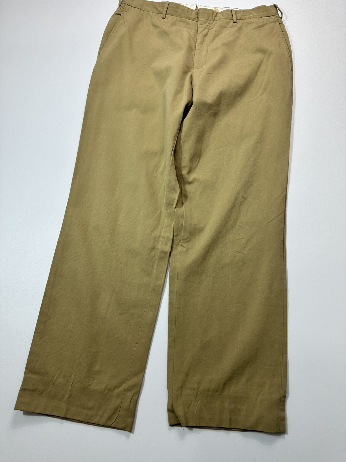 Polo Ralph Lauren Polo Ralph Lauren Classic Pants Men's Made In Italy Beige Size US 33 - 5 Thumbnail
