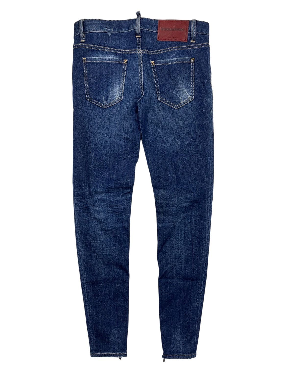 Dsquared2 Dsquared2 Medium Waist Skinny Jeans Distressed Size 27" / US 4 / IT 40 - 4 Thumbnail