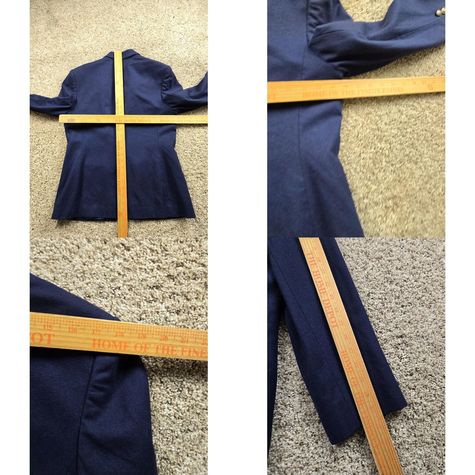 Pendleton VINTAGE Pendleton Blazer Womens XL Wool Navy Blue Button Sport Coat Jacket Size XL / US 12-14 / IT 48-50 - 10 Thumbnail