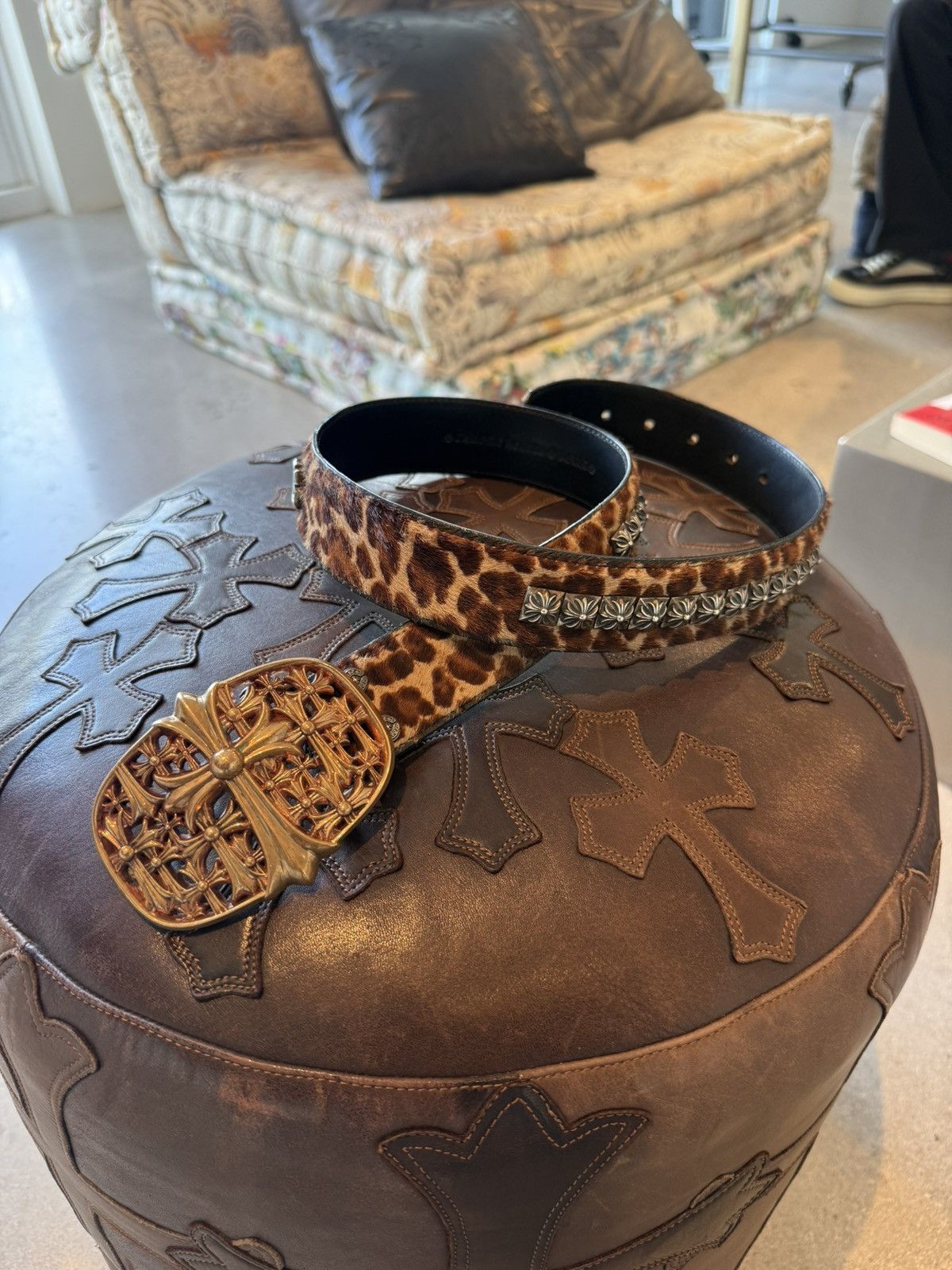 CHROME HEARTS X BELLA HADID CHEETAH STRAP