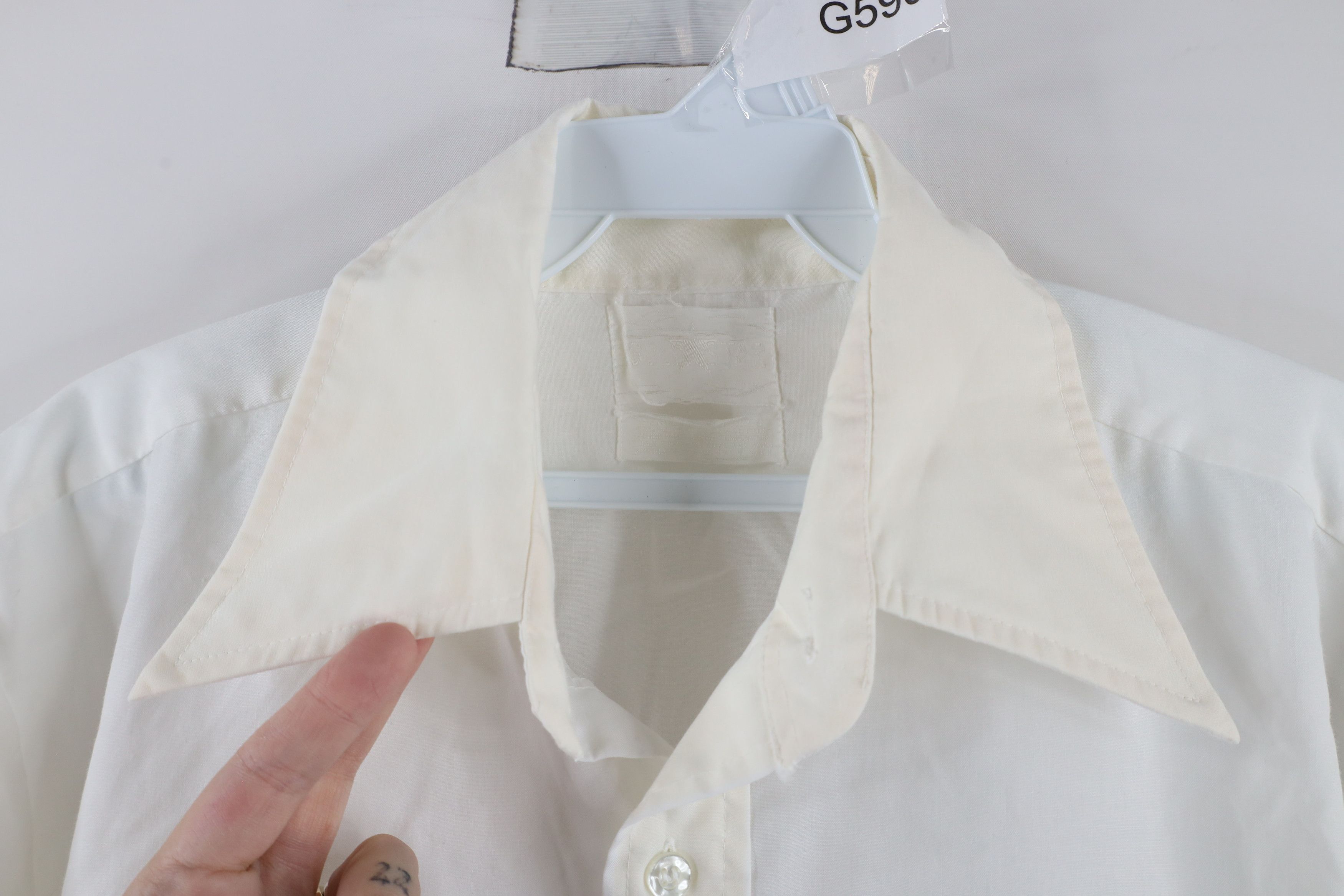 Vintage Vintage 70s Streetwear Short Sleeve Collared Button Shirt Size US L / EU 52-54 / 3 - 4 Thumbnail