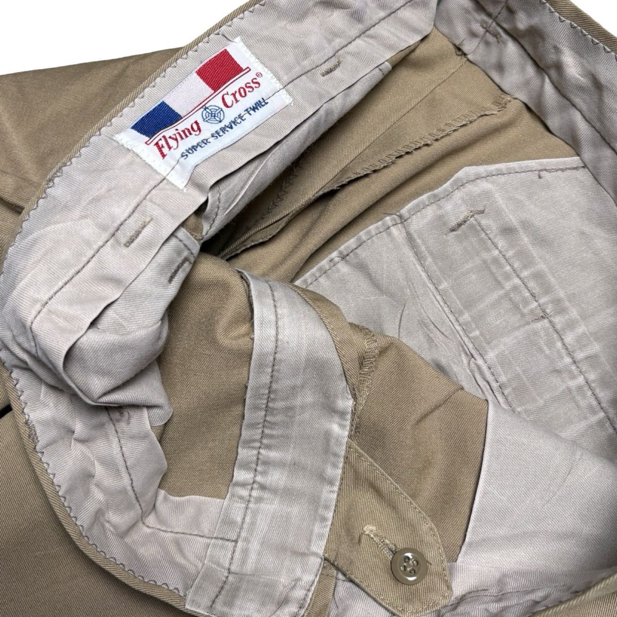 Other Flying cross US Navy pants men's 32x32 beige wool blend Size US 32 / EU 48 - 3 Thumbnail
