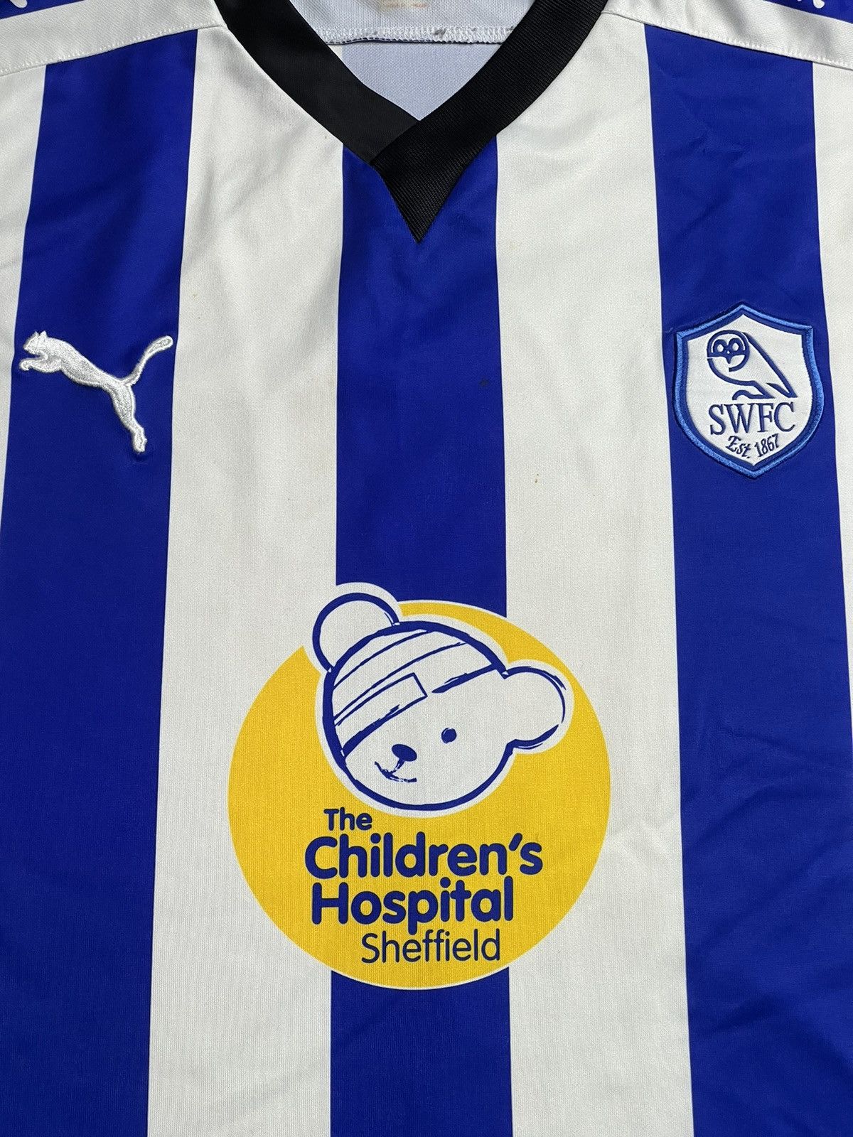 Puma Vintage Puma Sheffield Wednesday 2010/11 Soccer Jersey Size US L / EU 52-54 / 3 - 2 Thumbnail