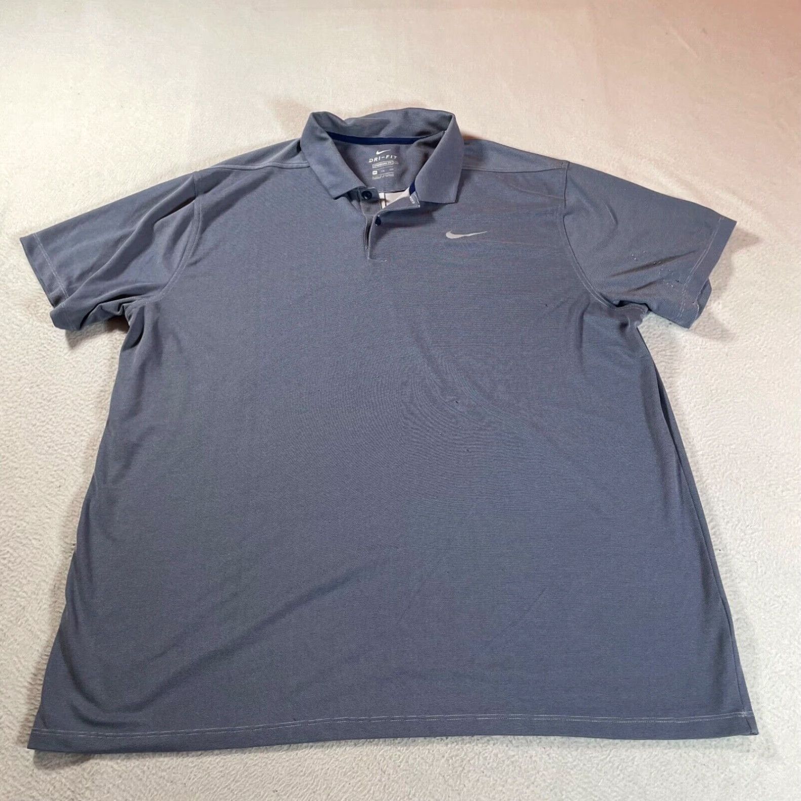 Nike Nike Polo Shirt Mens XXL 2XL Gray Golf Stretch Rugby Sports Athleisure Adult Top Grailed