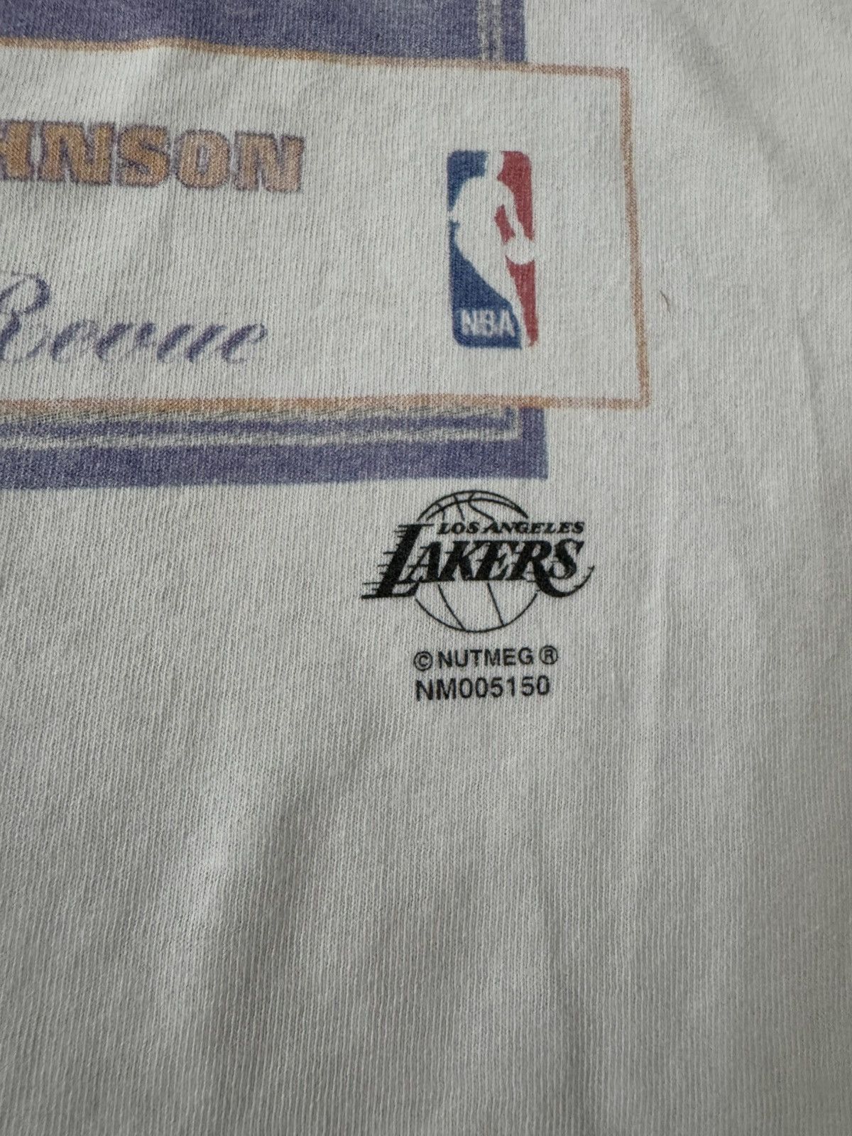 Nutmeg vintage MAGIC JOHNSON -lakers NBA Size US L / EU 52-54 / 3 - 4 Thumbnail