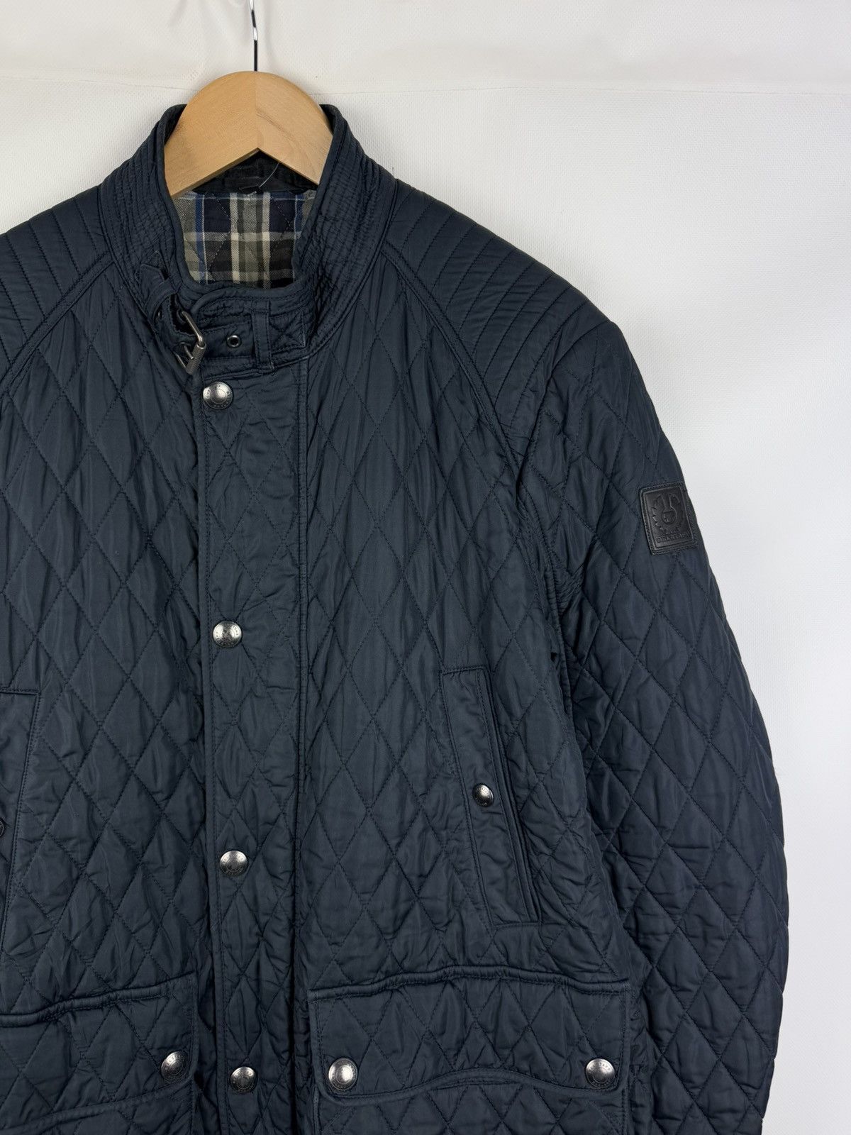 Belstaff Belstaff Men’s Quilted Jacket Size 56 Navy Size US XL / EU 56 / 4 - 3 Thumbnail