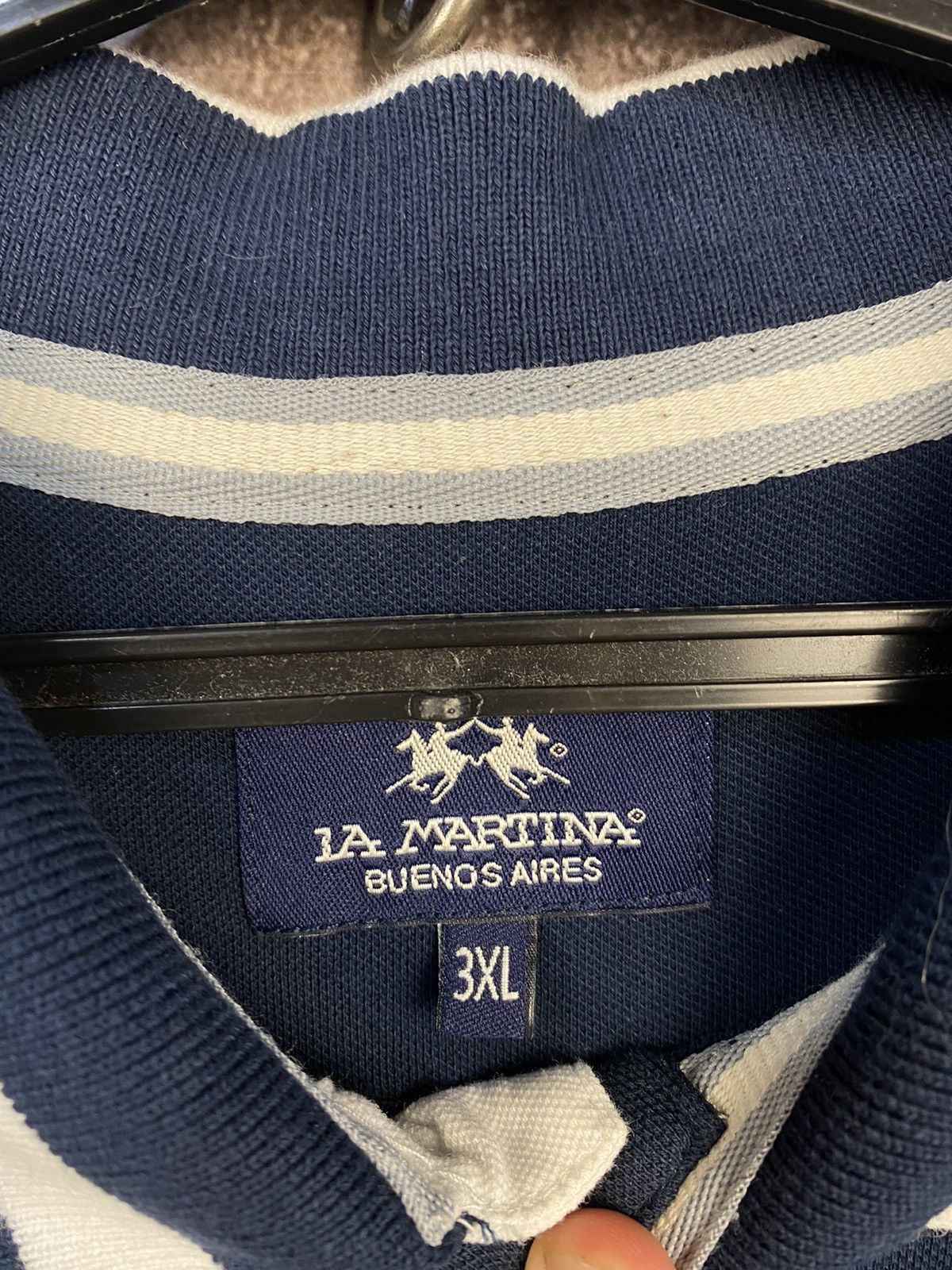 La Martina Vintage La Martina Argentina Flag Graphic Polo Racing Rare Size US XXL / EU 58 / 5 - 7 Thumbnail