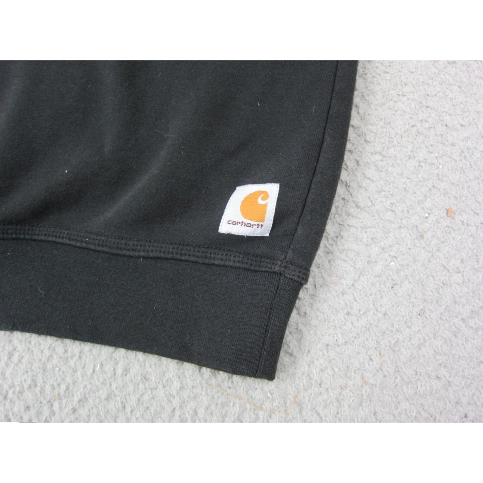 Carhartt Carhartt Sweatshirt Mens 2XL Black Original Fit Fleece Pullover Adult Work Logo Size US XXL / EU 58 / 5 - 2 Thumbnail