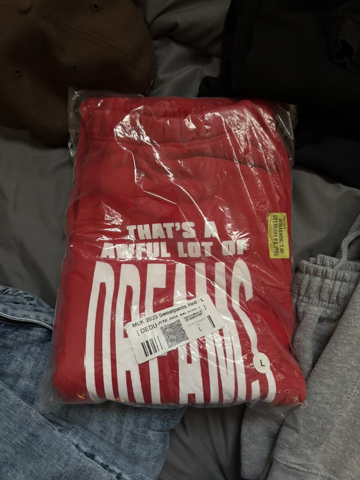 Awful Lot of Cough Syrup Awful lot of dreams sweatpants Size US 34 / EU 50 - 1 Thumbnail