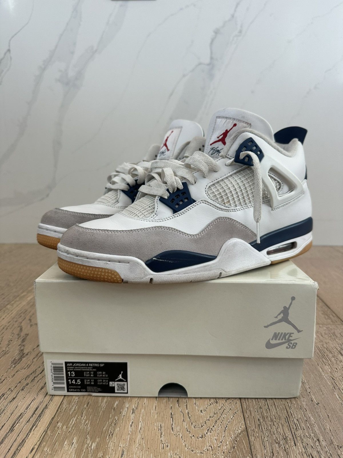 Nike SB Jordan 4 Retro SB Navy Size US 13 / EU 46 - 1 Thumbnail