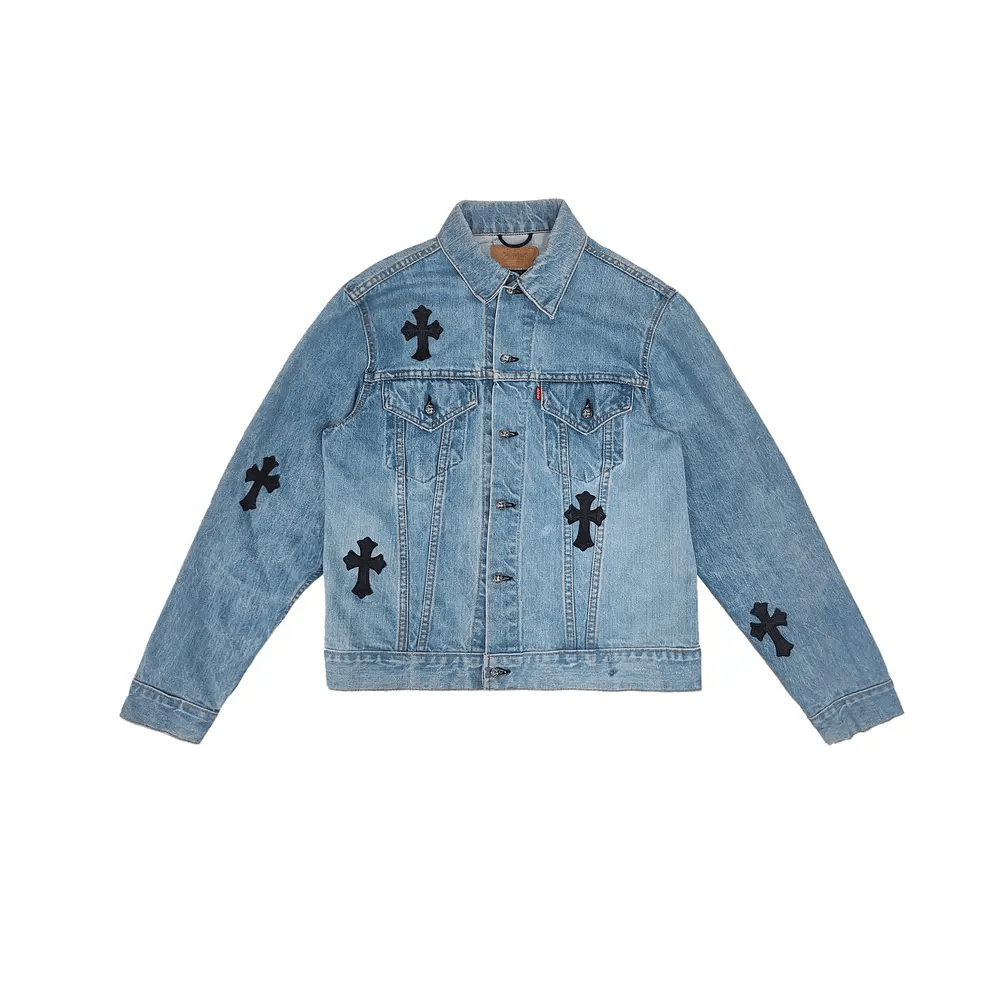 Chrome Hearts Levi's Cross Patch Denim Jacket