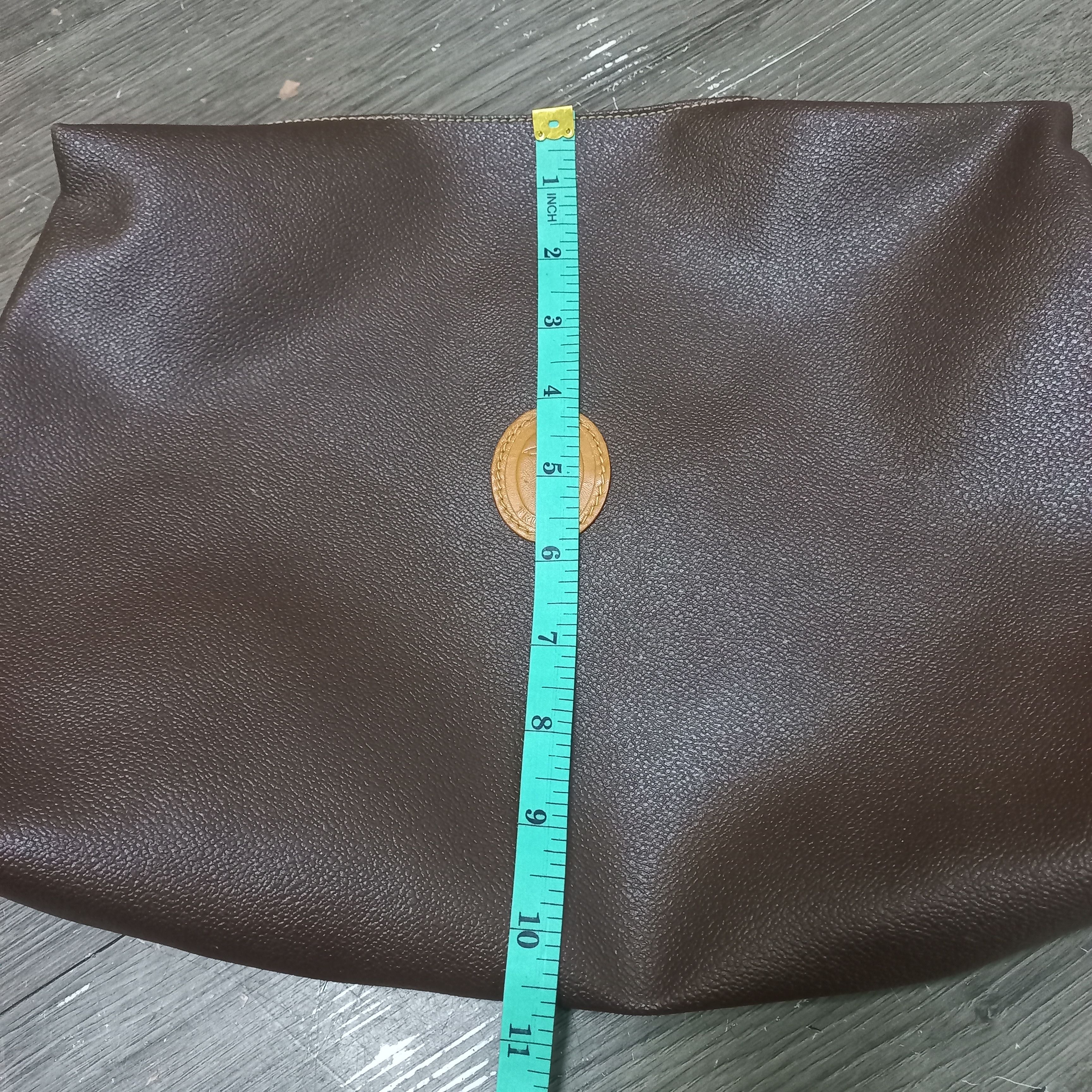 Trussardi × Vintage Vintage trussardi leather clutch bag made in italy Size ONE SIZE - 3 Thumbnail
