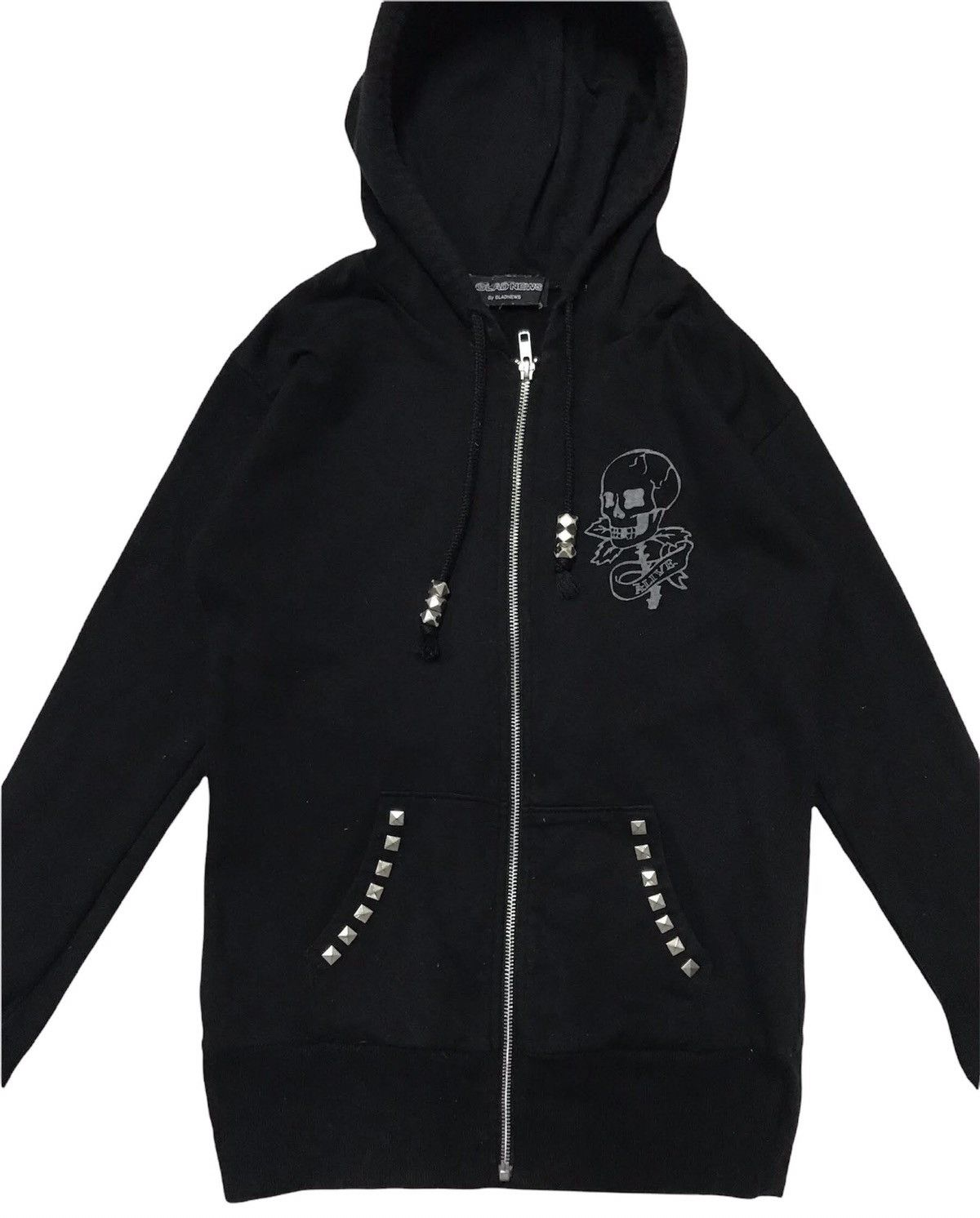 Japanese Brand STEAL💥 Backprint Skeleton Hoodie for Women by Gladnews Size S / US 4 / IT 40 - 5 Thumbnail