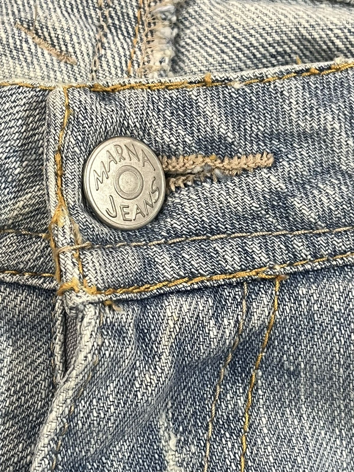 Other Vintage Marna Jeans Ripped Distressed Denim Size US 33 - 8 Thumbnail