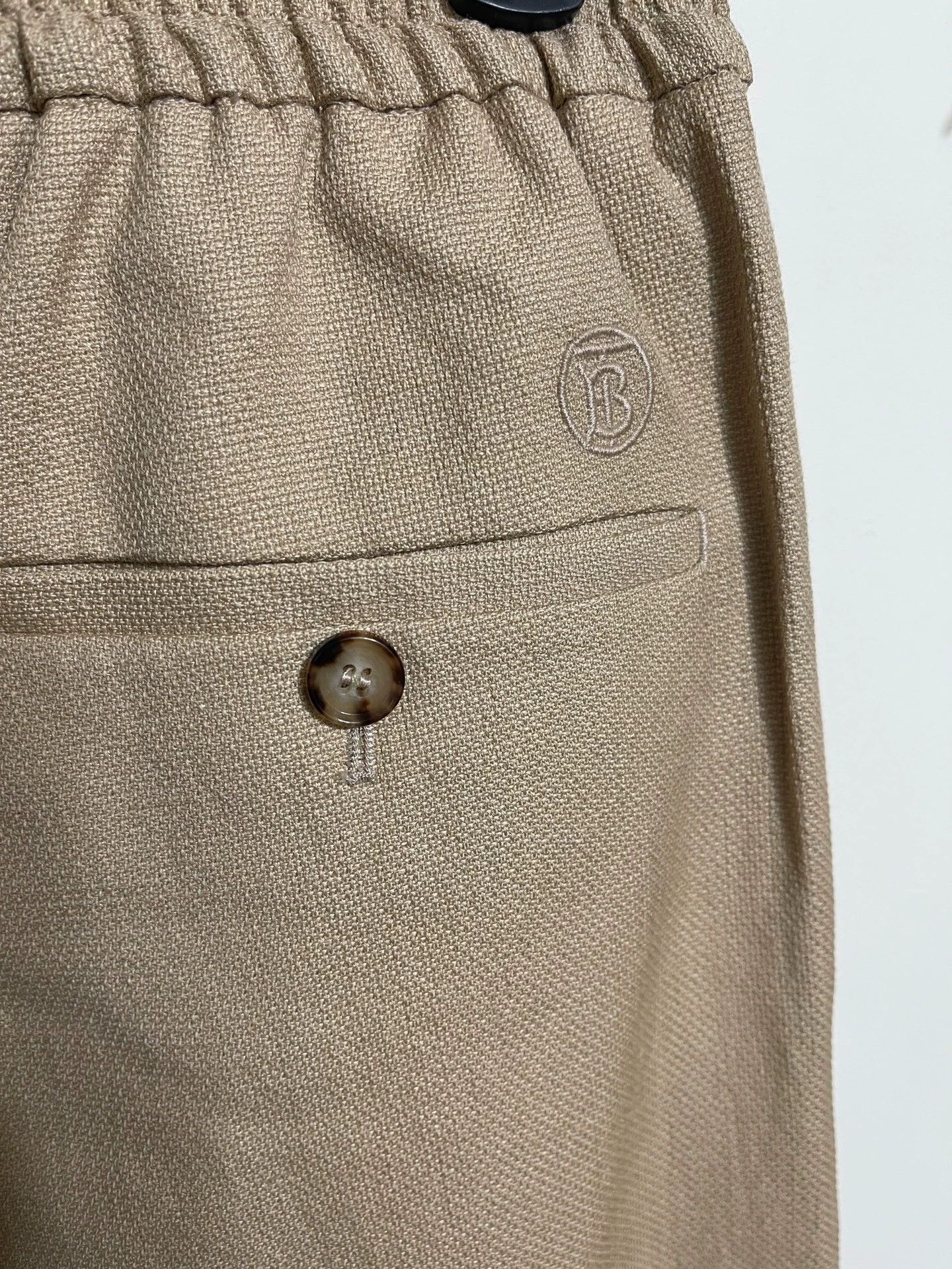 Burberry Burberry Slim Wool-Linen Trousers 44 Size US 28 / EU 44 - 4 Thumbnail