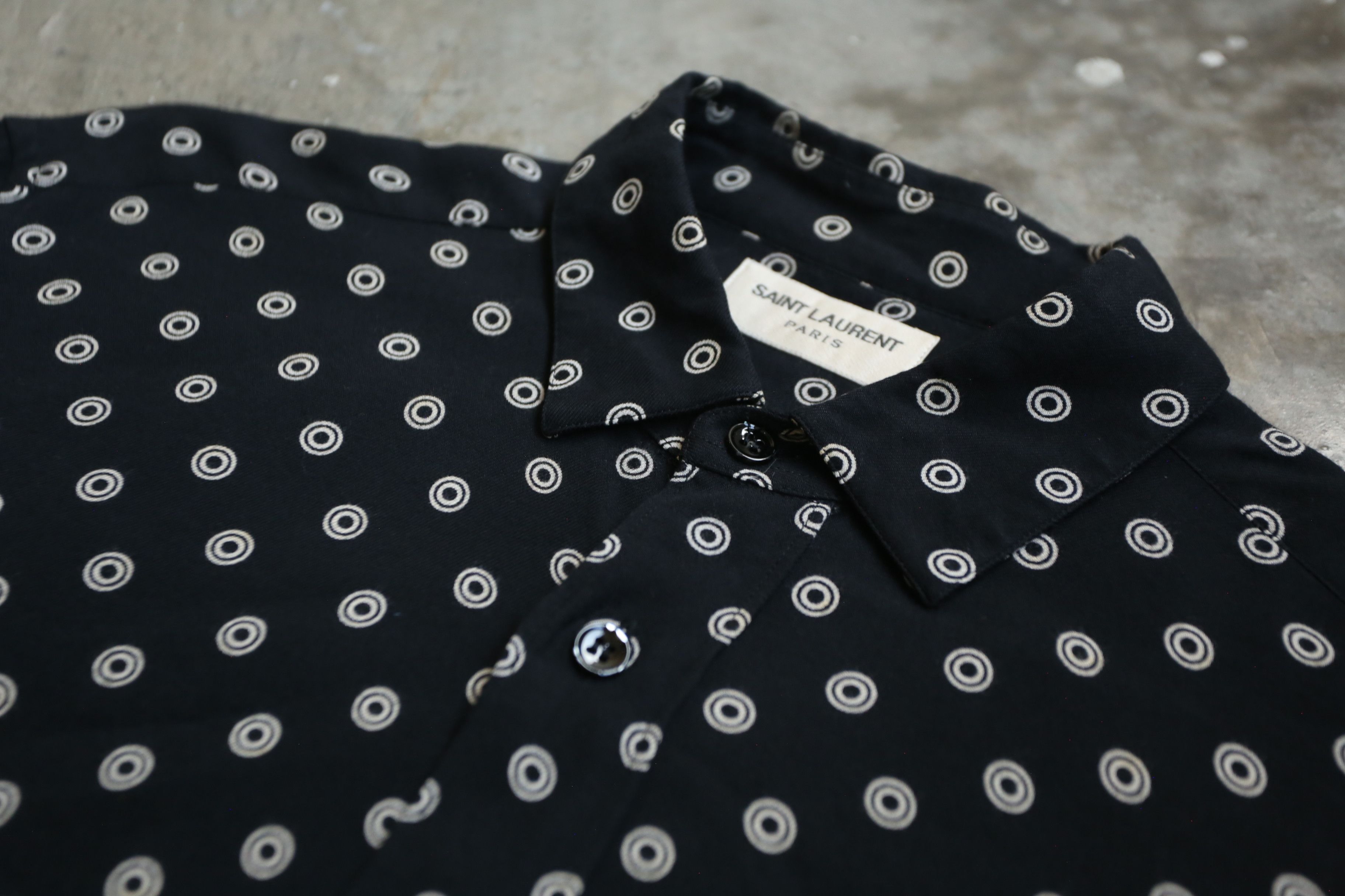 Saint Laurent Paris SLP - Hedi Slimane - F/W 15 - Polka Dot Shirt Size US M / EU 48-50 / 2 - 5 Thumbnail