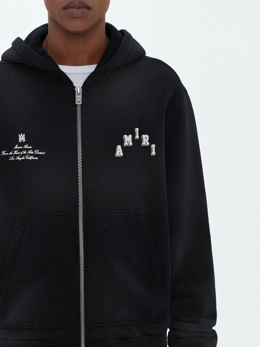 Amiri o1w1db11224 Zip Sweatshirt & Hoodie in Black Size US XL / EU 56 / 4 - 5 Thumbnail