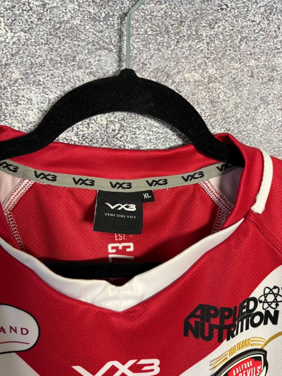Vintage Salford Red Devils Rugby Jersey Men's Size XL Size US XL / EU 56 / 4 - 11 Thumbnail