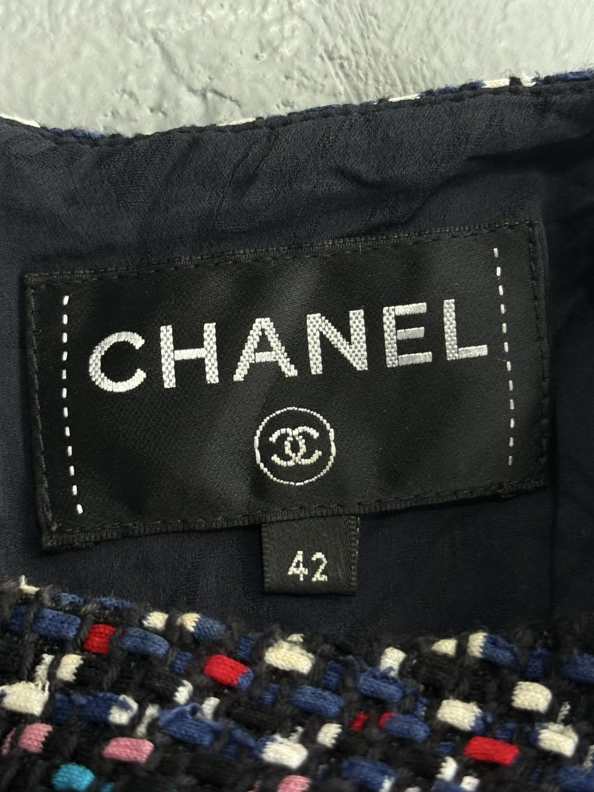 Chanel Chanel - 2017 Pleated Multicolor Tweed Dress Size M / US 6-8 / IT 42-44 - 9 Thumbnail