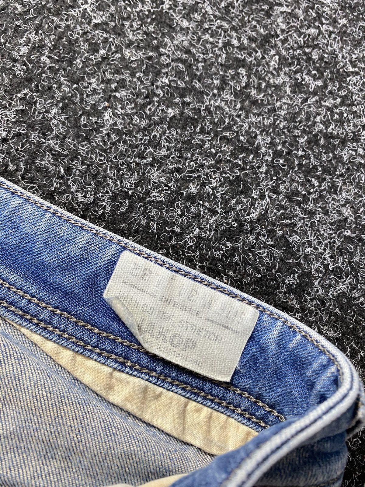 20471120 × Diesel 🔥Opium Diesel Distressed Dirty Jeans Japanese Bandit Owens Size US 34 / EU 50 - 3 Thumbnail