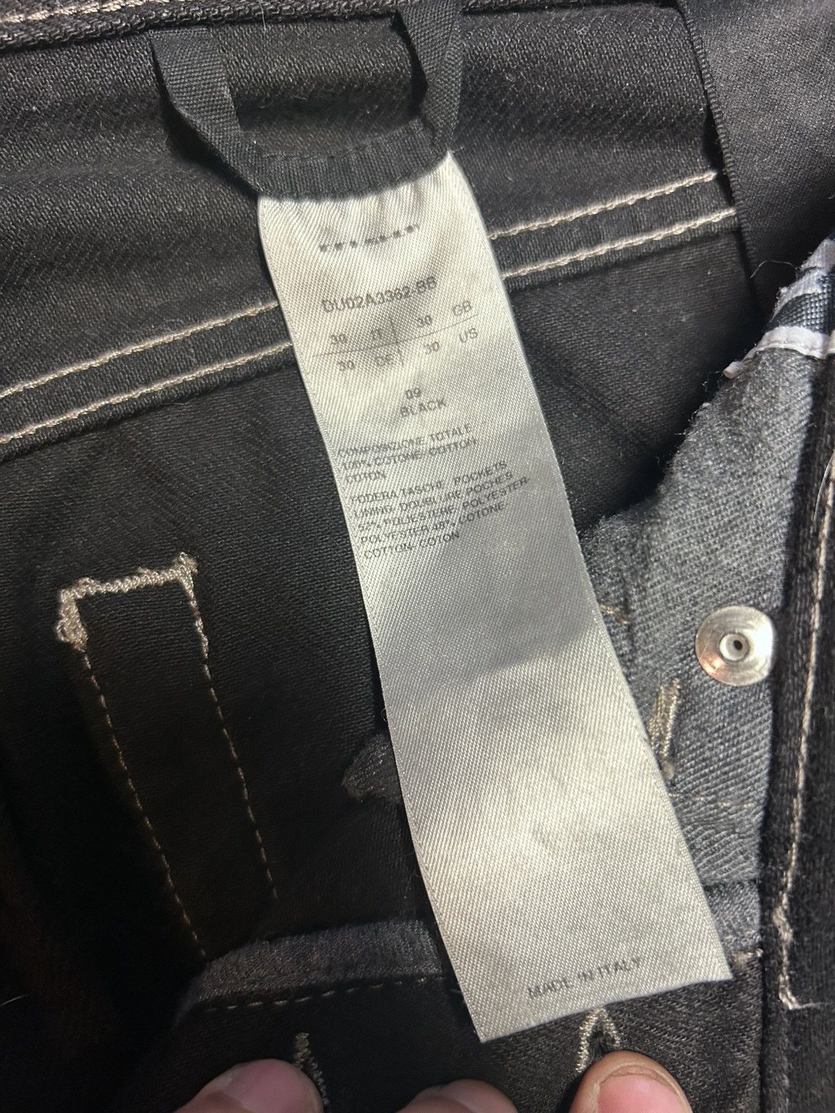 Rick Owens Rick Owens performa cut denim Size US 32 / EU 48 - 3 Thumbnail