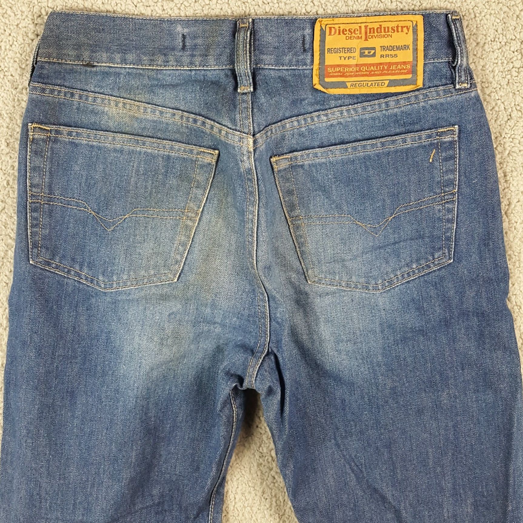 Diesel VINTAGE Diesel Blue Denim Jeans Straight Leg Button Fly Men's Size 28x30 Grunge 90s Rock Size US 28 / EU 44 - 6 Thumbnail