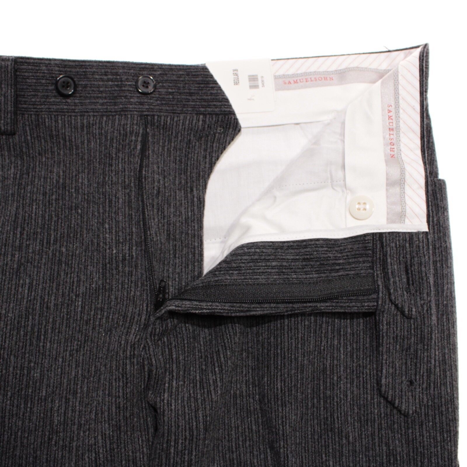Samuelsohn Samuelsohn New with tags Dress Pants Size 36 US In Gray Size US 36 / EU 52 - 3 Thumbnail
