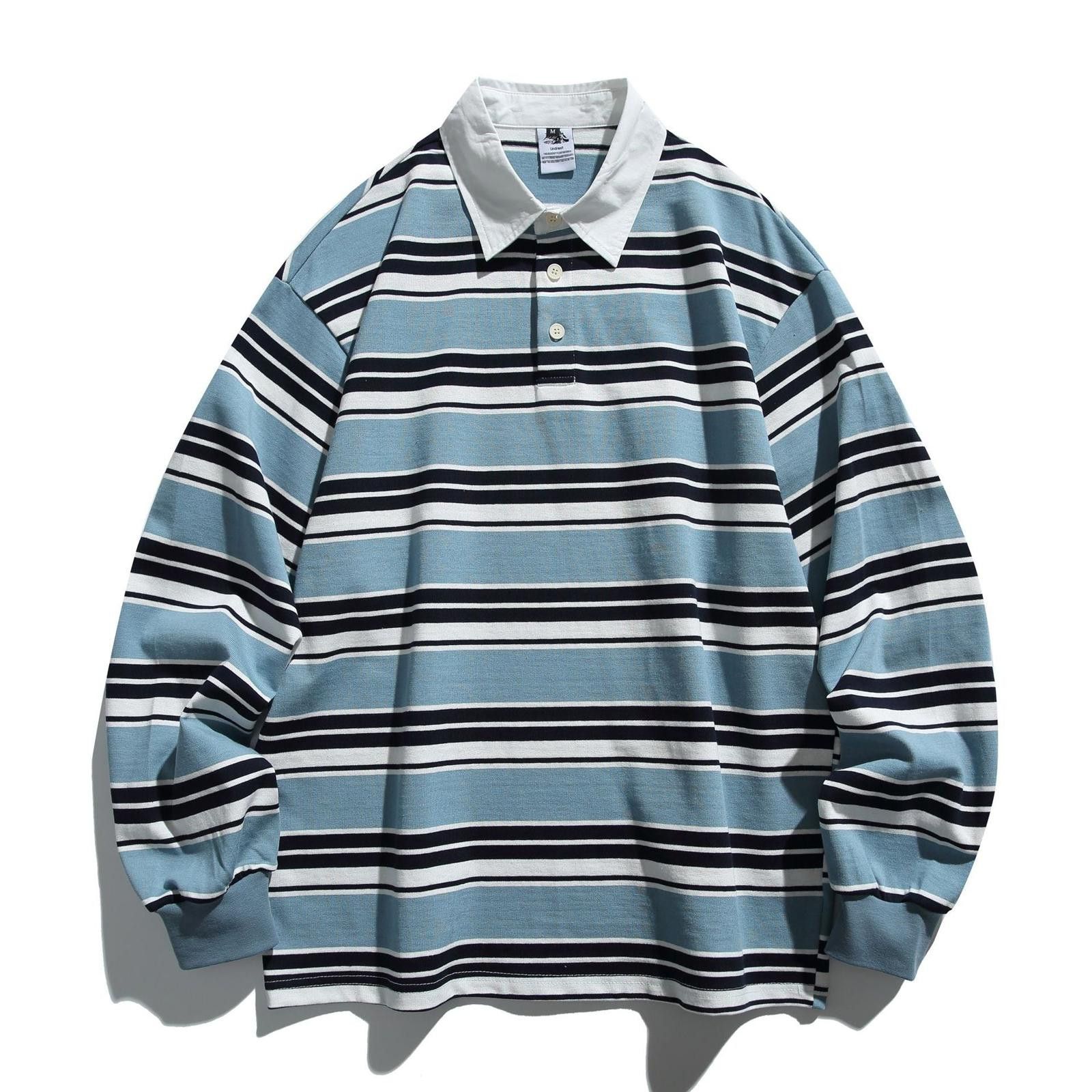 Other Stripe Polo Collar Long-Sleeve Sweatshirt Size US M / EU 48-50 / 2 - 4 Thumbnail