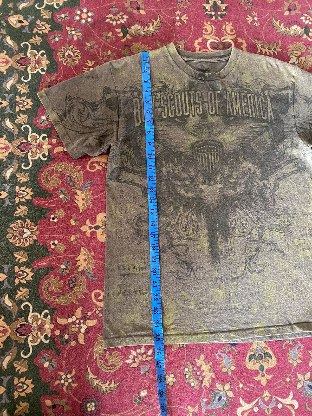 Affliction × Vintage Vintage Boy Scouts Of America Faded Affliction Design Tee Size US M / EU 48-50 / 2 - 7 Thumbnail