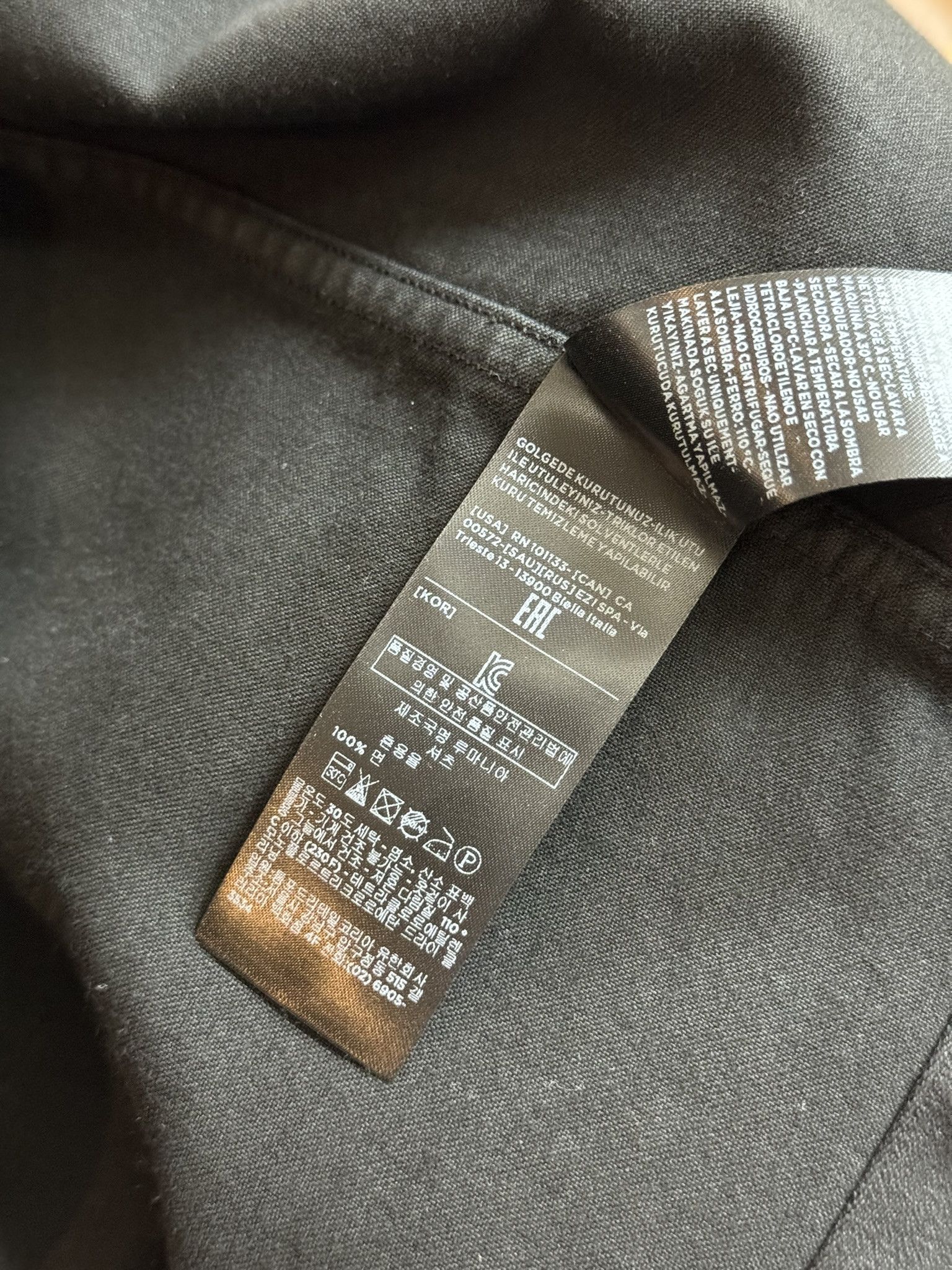 Tom Ford Tom Ford / Cotton Military Shirt Black / 2​ Size US M / EU 48-50 / 2 - 7 Thumbnail