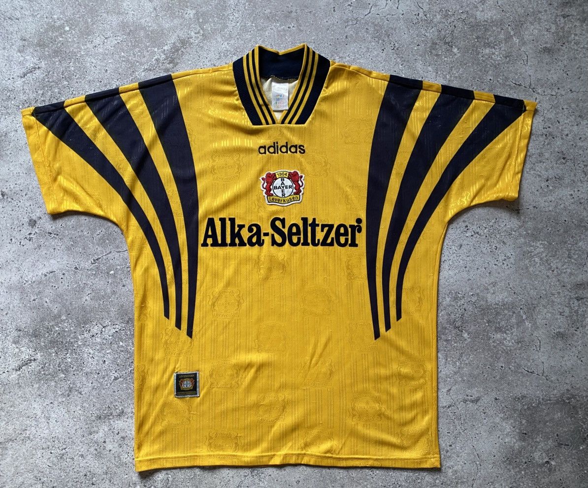 Bayer Leverkusen 96-97 Away Trikot Jersey Shirt Adidas