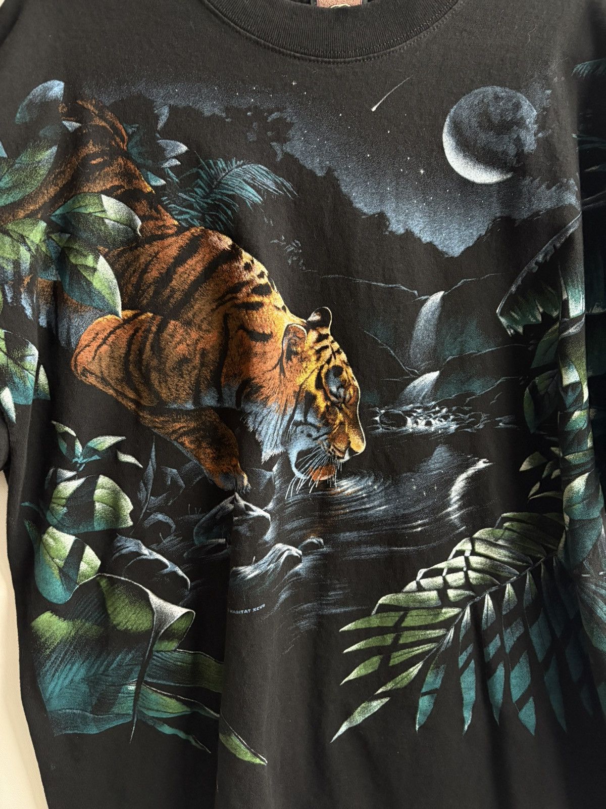 Other Vintage Streetwear 90s AOP Animal Tiger Toldeo Zoo T-shirt Size US XXL / EU 58 / 5 - 3 Thumbnail