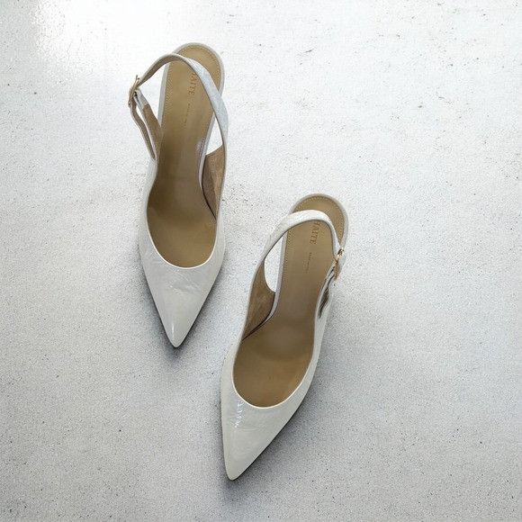 KHAITE KHAITE River Slingback 75 Pump in White Size US 10 / IT 40 - 11 Thumbnail