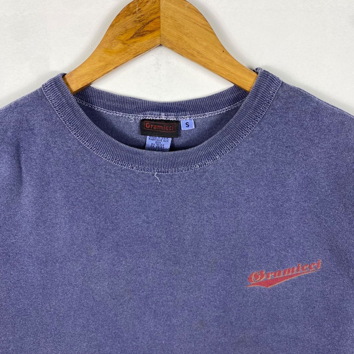 Gramicci Vintage 90s GRAMICCI Black Mountain Ale Indigo Dyed Graphic Size US S / EU 44-46 / 1 - 5 Thumbnail