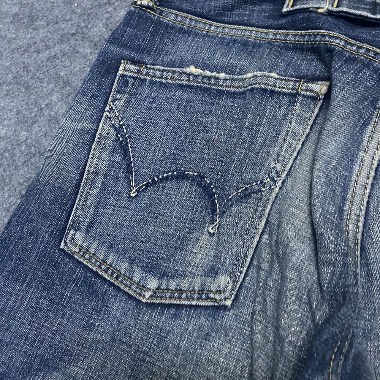 Edwin Vintage Edwin Selvegde Redline Backle Back Denim Size US 36 / EU 52 - 16 Thumbnail